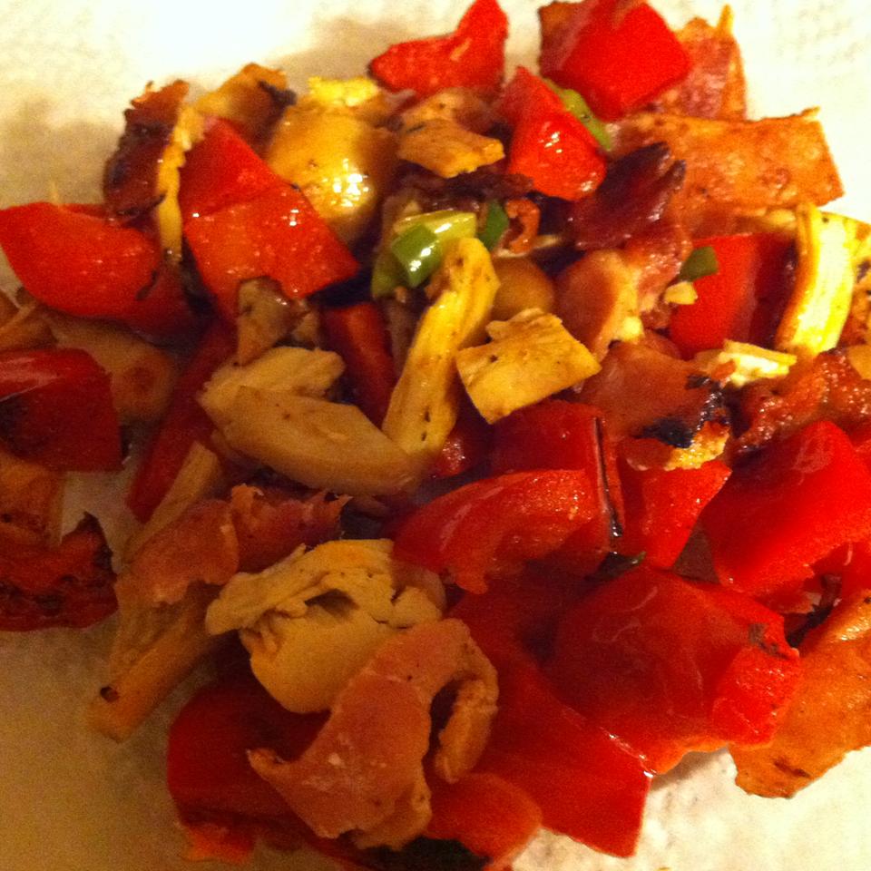 Sauteed Chicken and Red Peppers