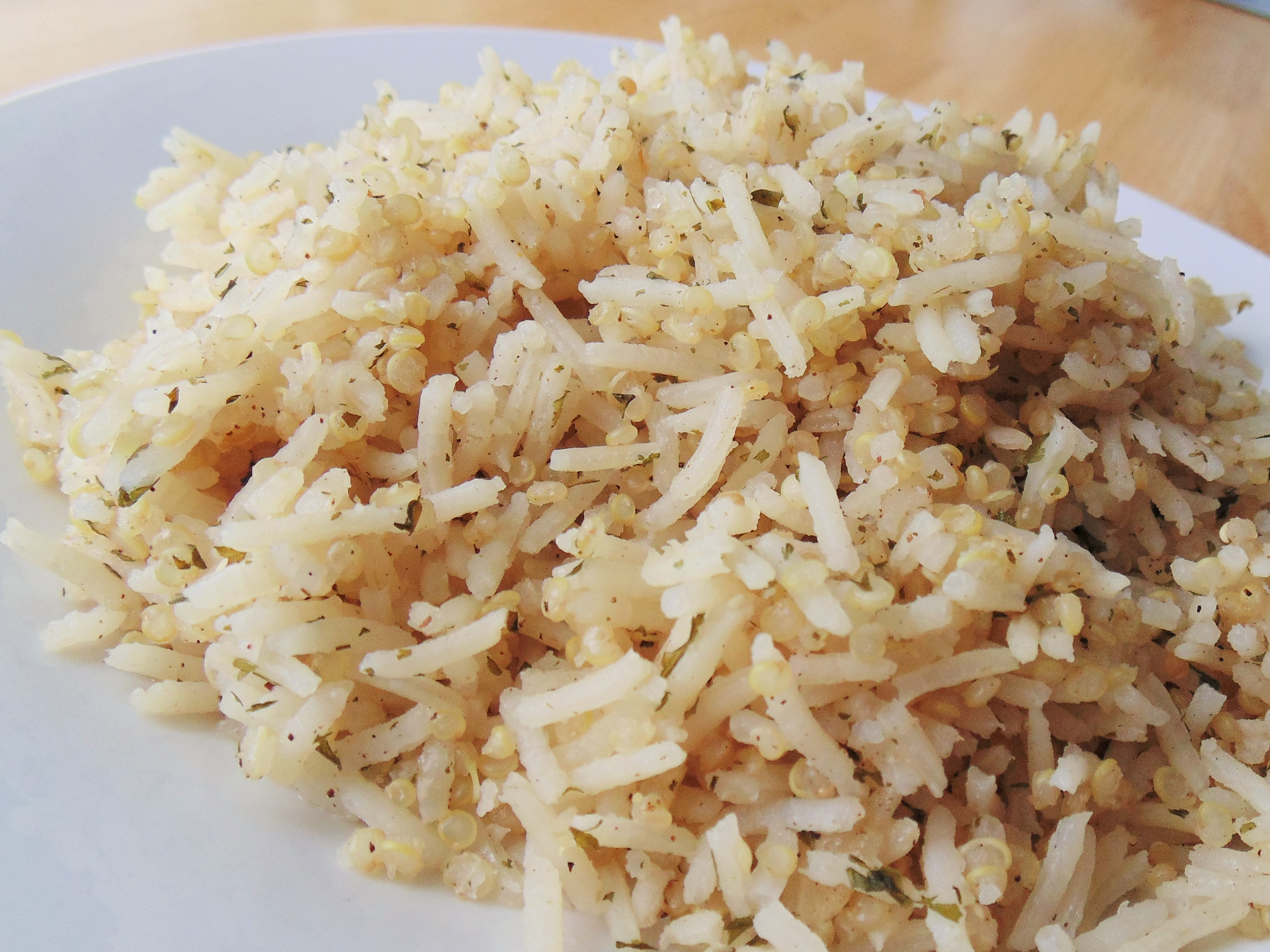 Savory Rice and Quinoa Pilaf