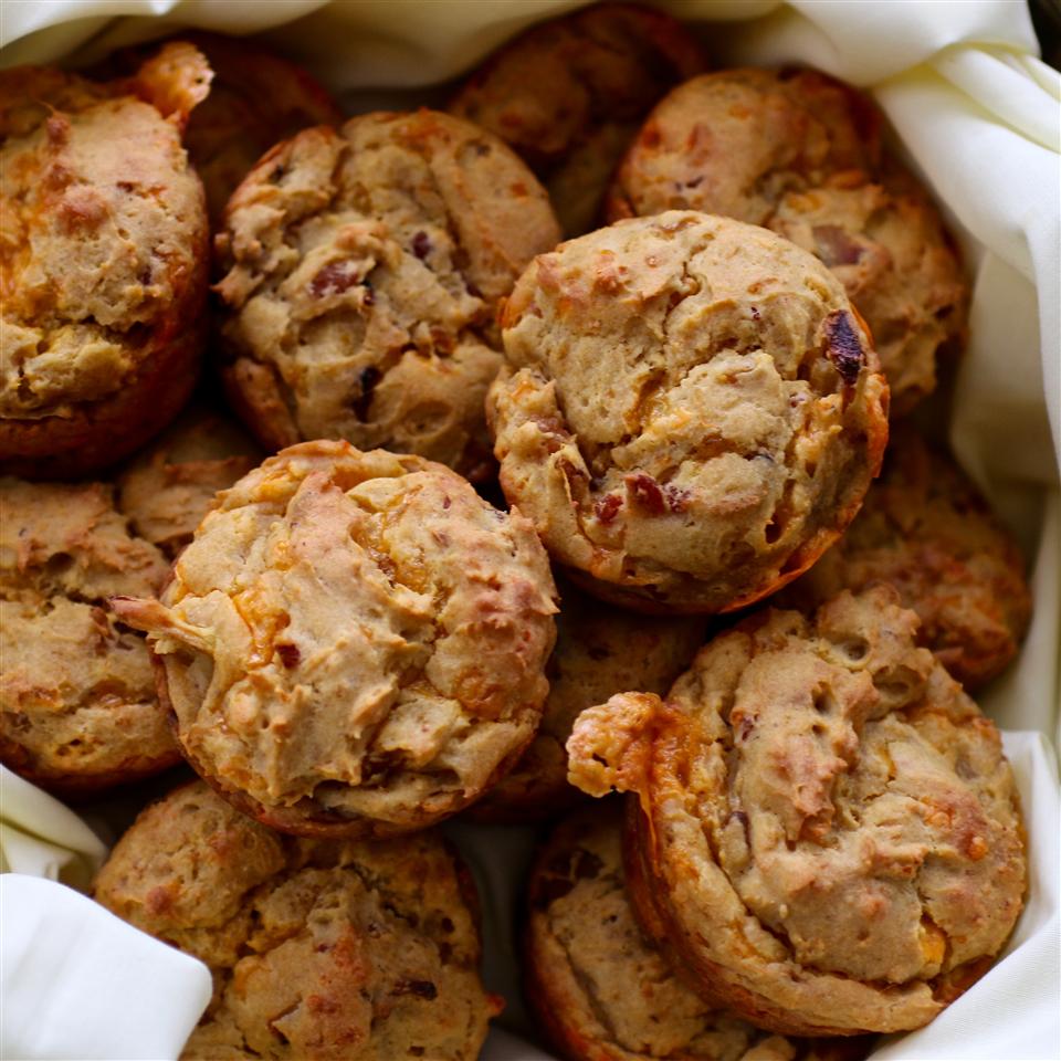 Savory Sweet Potato Muffins with Bacon