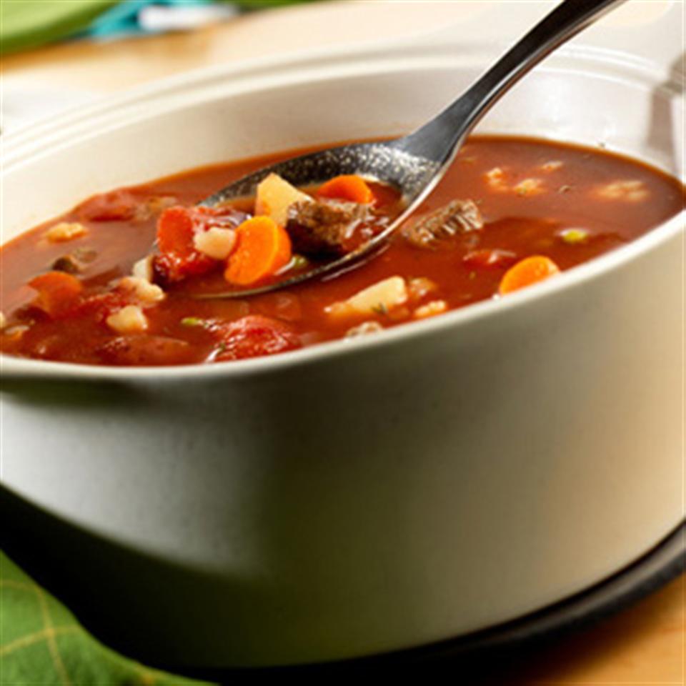 Savory Vegetable Beef Soup by Swanson®
