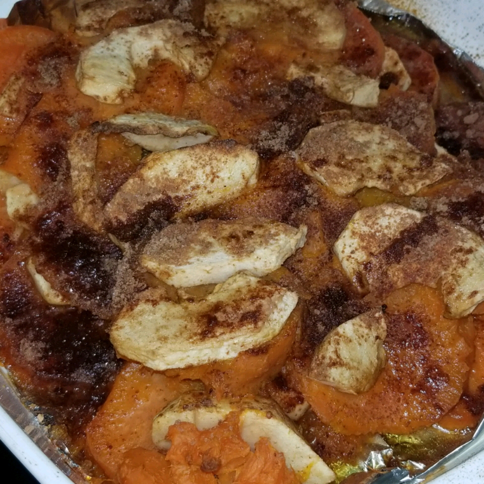Scalloped Sweet Potatoes and Apples