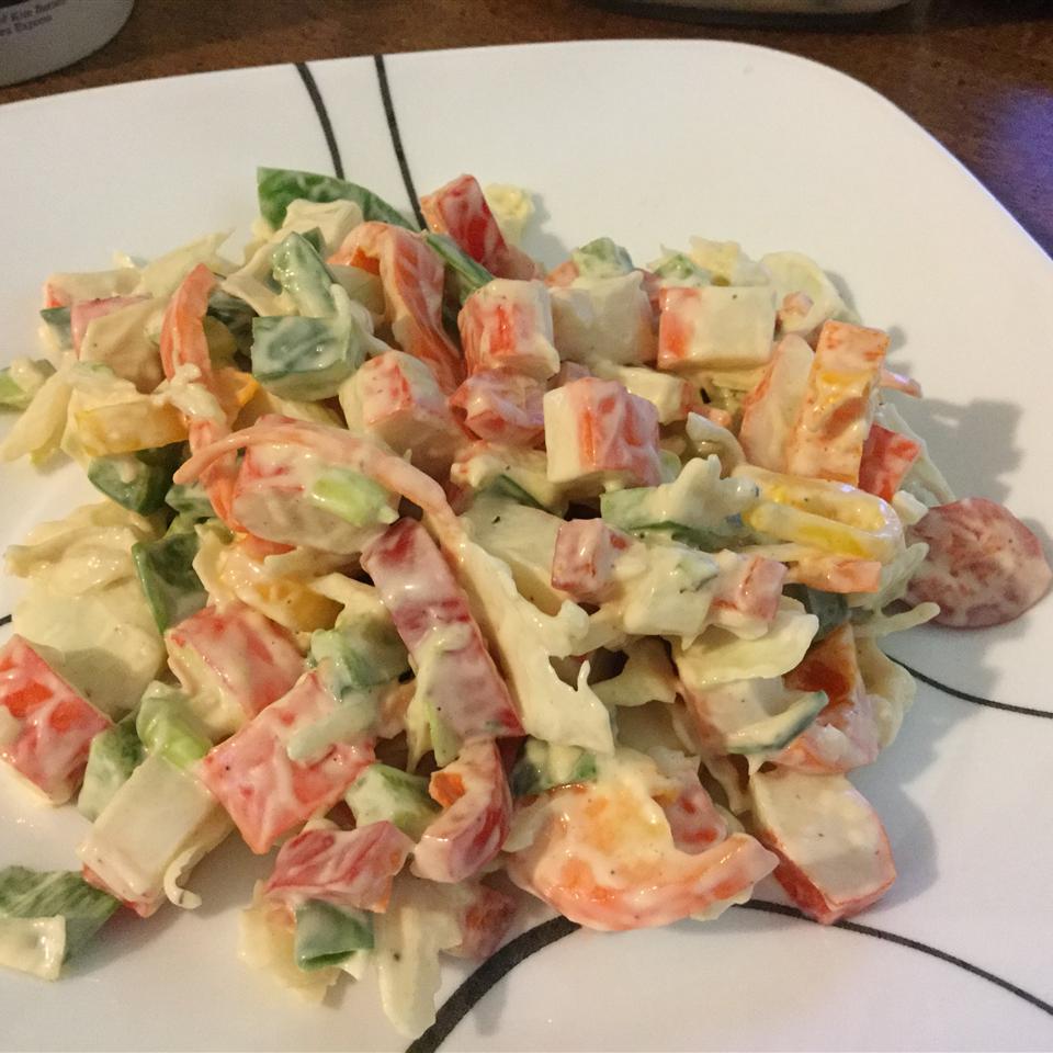 Seafood And Cabbage Salad