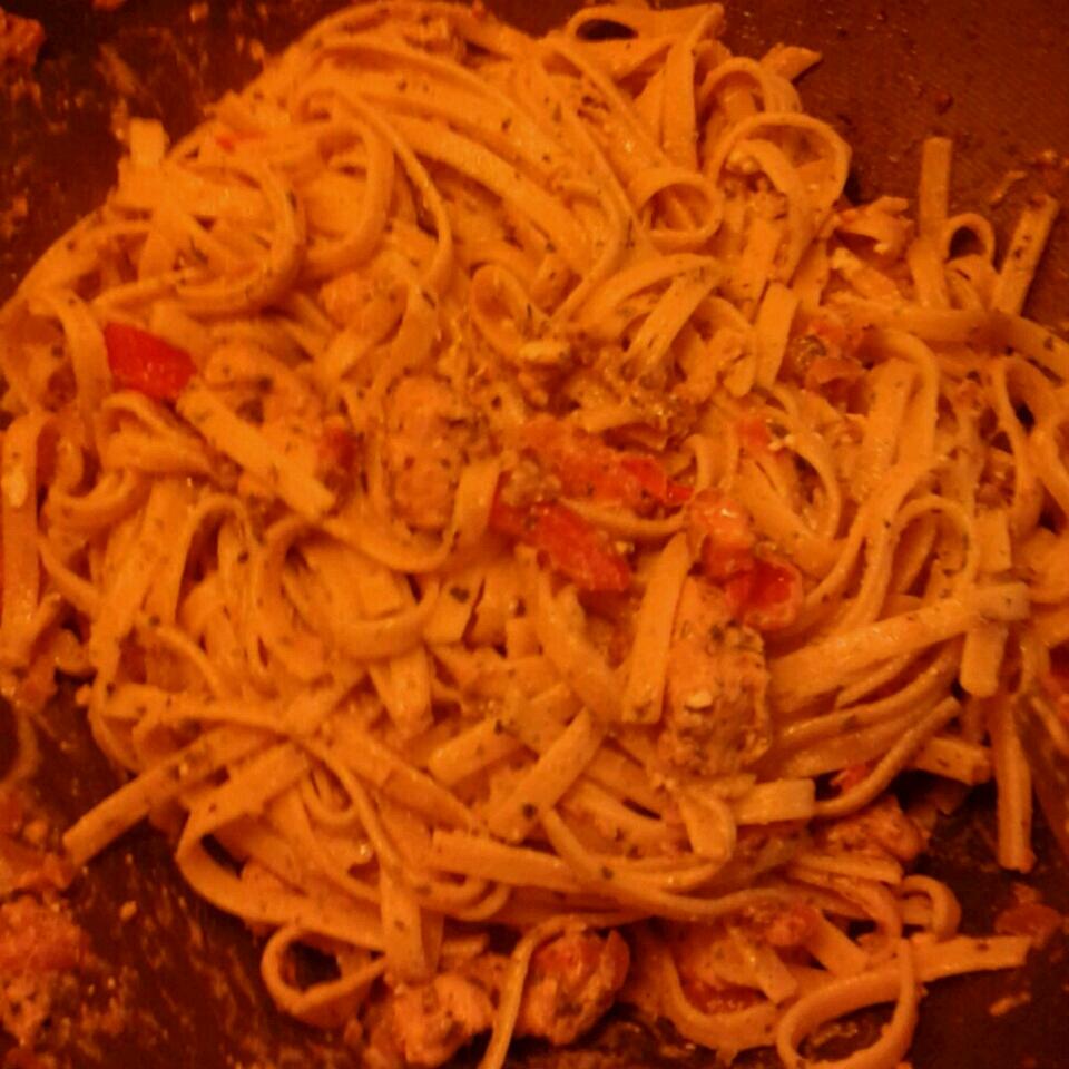 Shrimp and Feta with Pasta