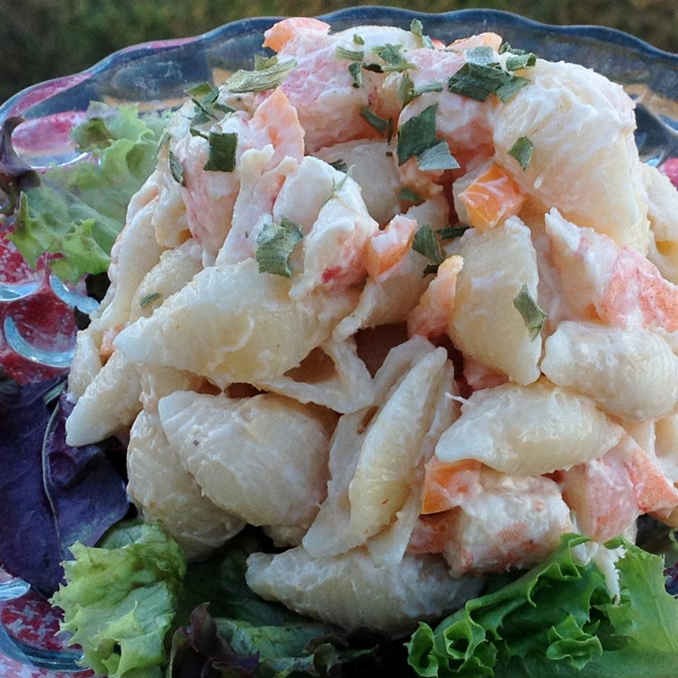Shrimp and Pasta Shell Salad