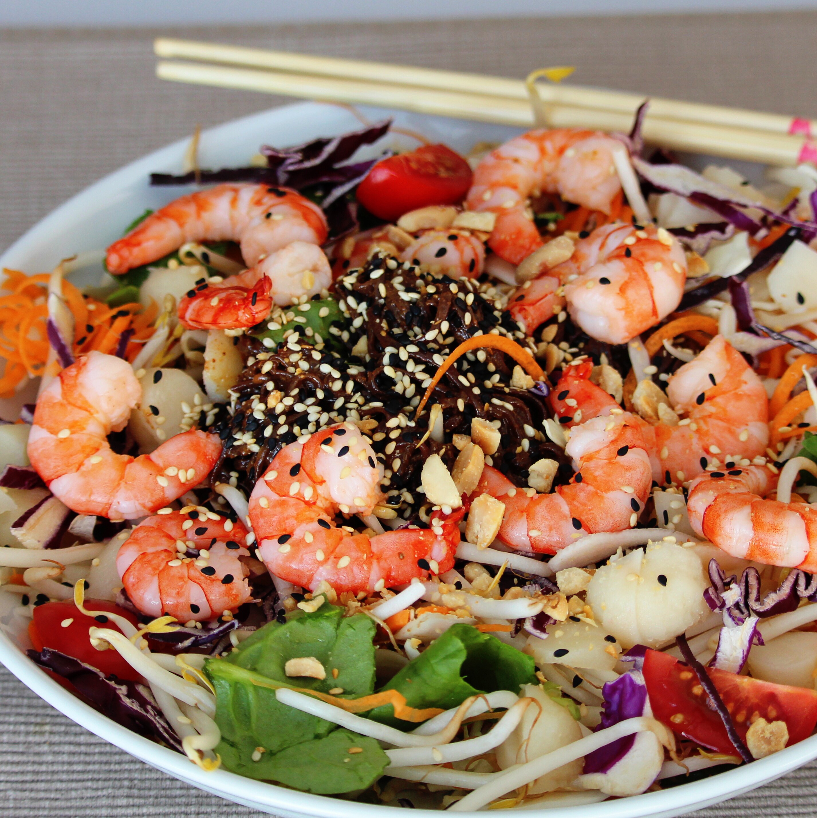 Shrimp and Soba Noodle Salad