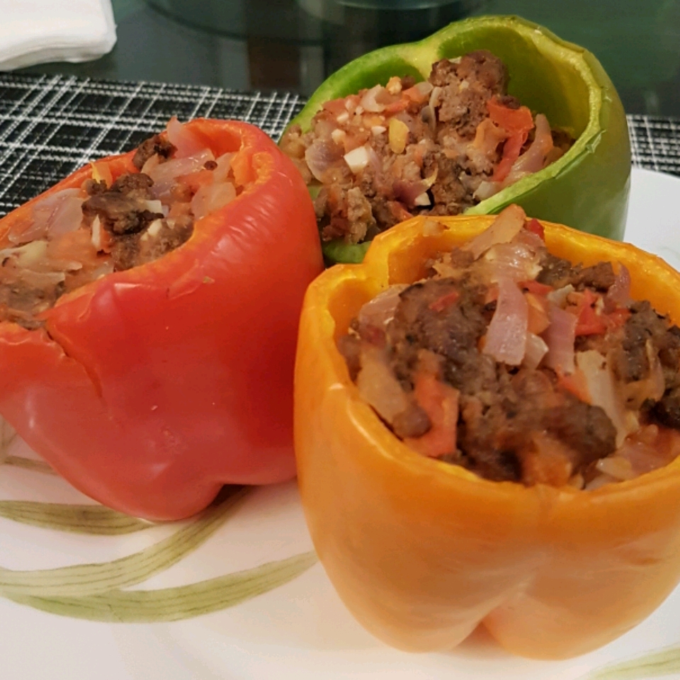 Simple and Easy Stuffed Peppers