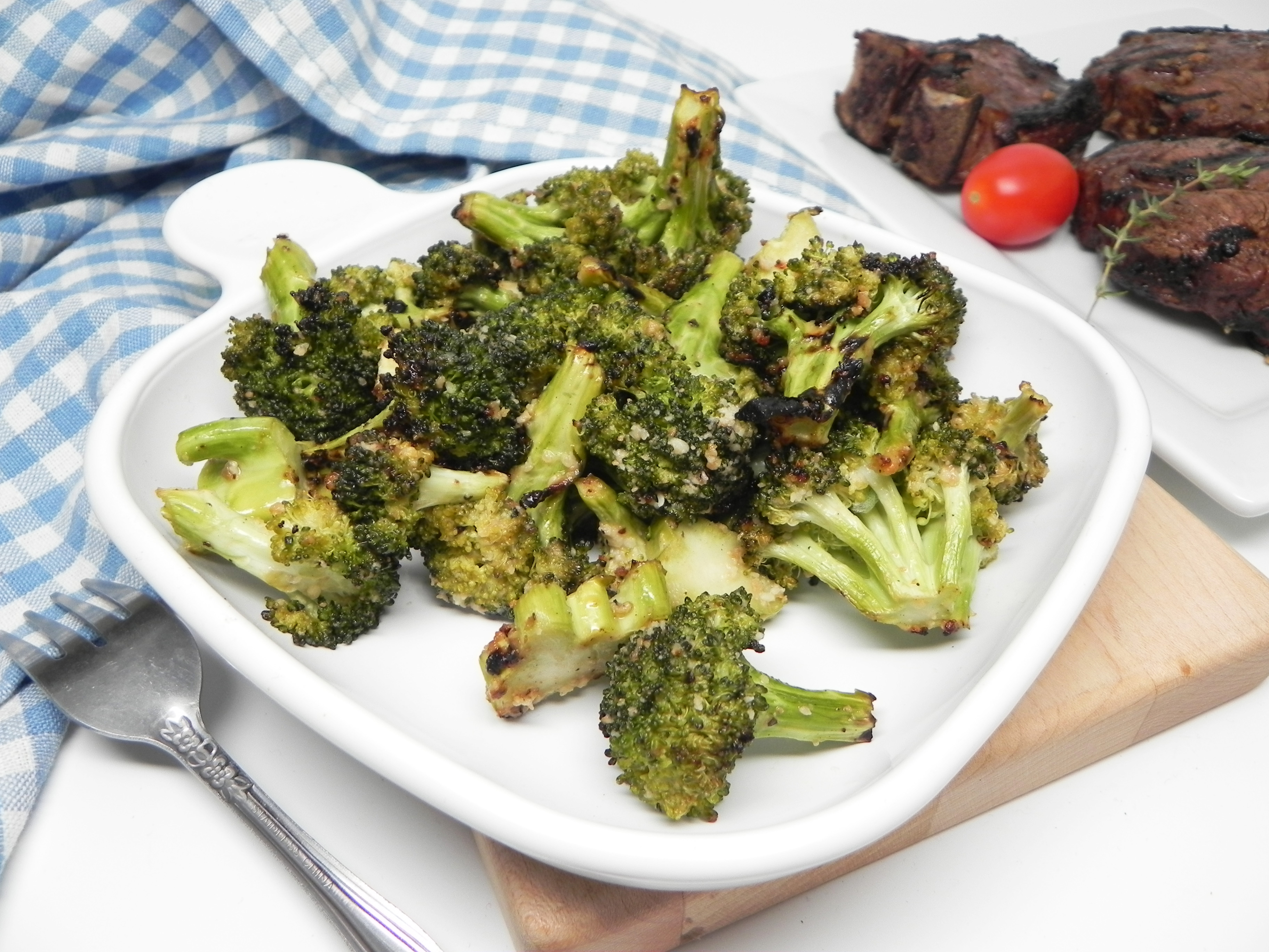Simple Grilled Caesar Broccoli