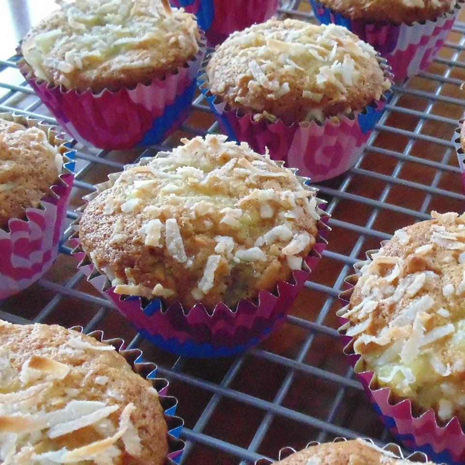 Simple Pina Colada Muffins