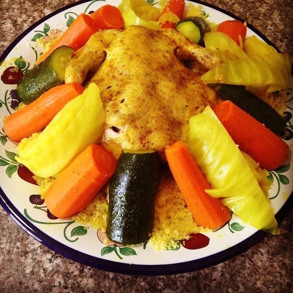 Simplified Traditional Moroccan Couscous with Vegetables