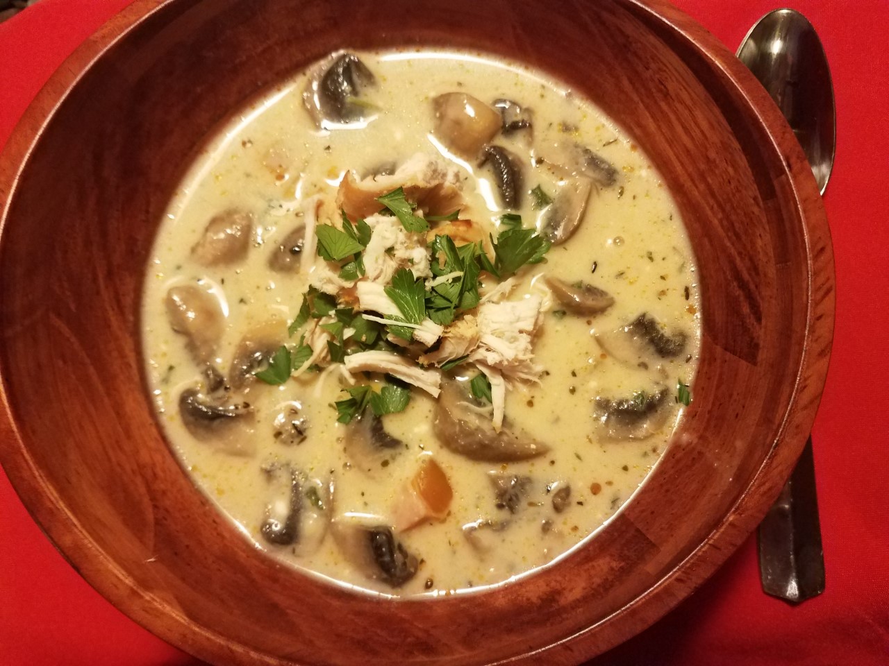Slow Cooker Chicken and Mushroom Stew
