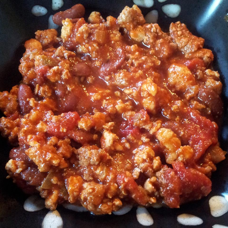 Slow Cooker Chicken and Sausage Chili