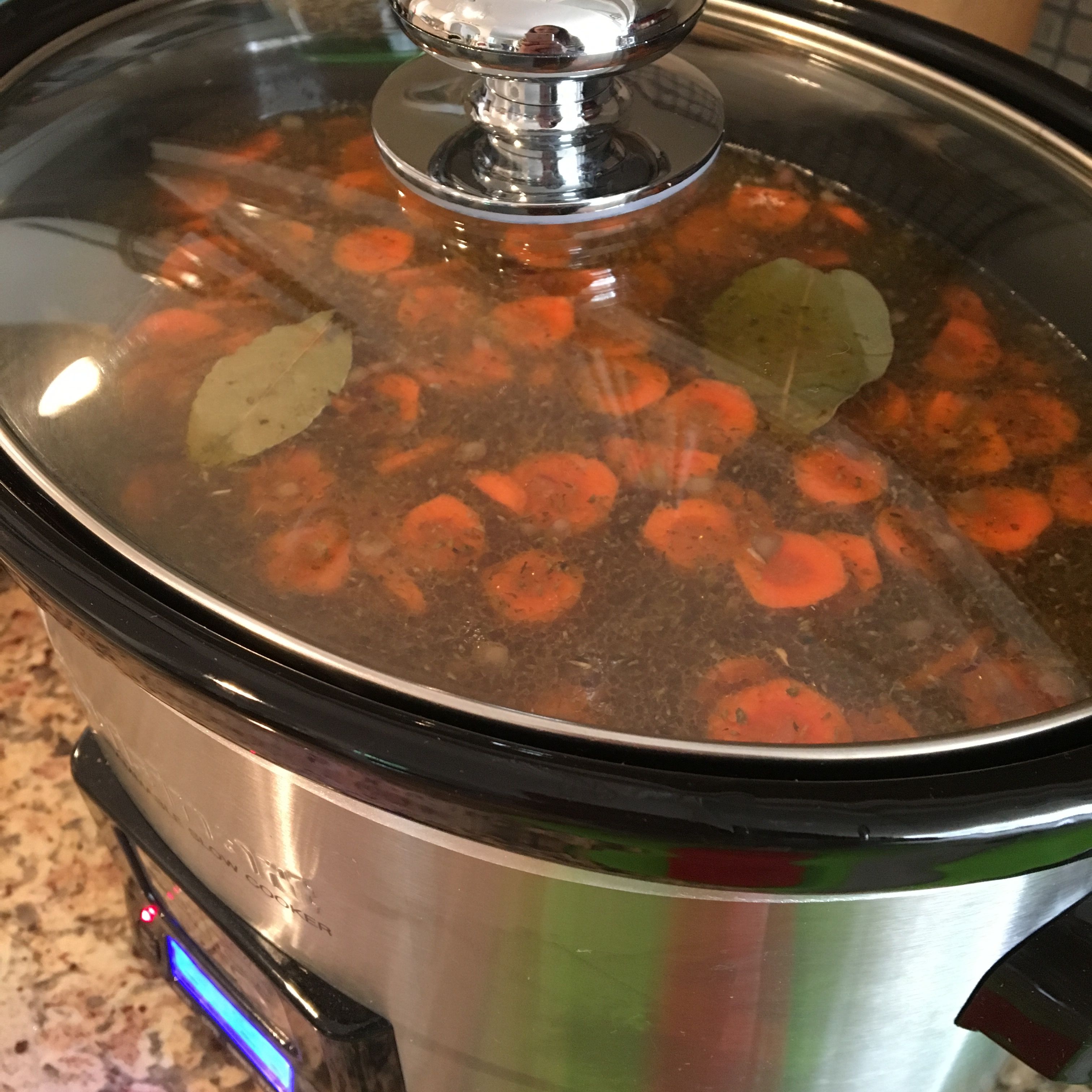 Slow Cooker Mediterranean Lentil Soup