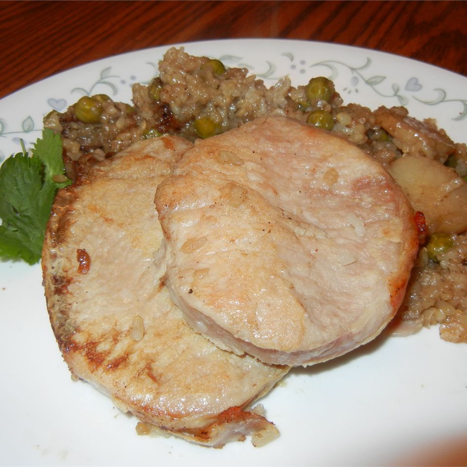 Slow Cooker Pork Chops and Rice