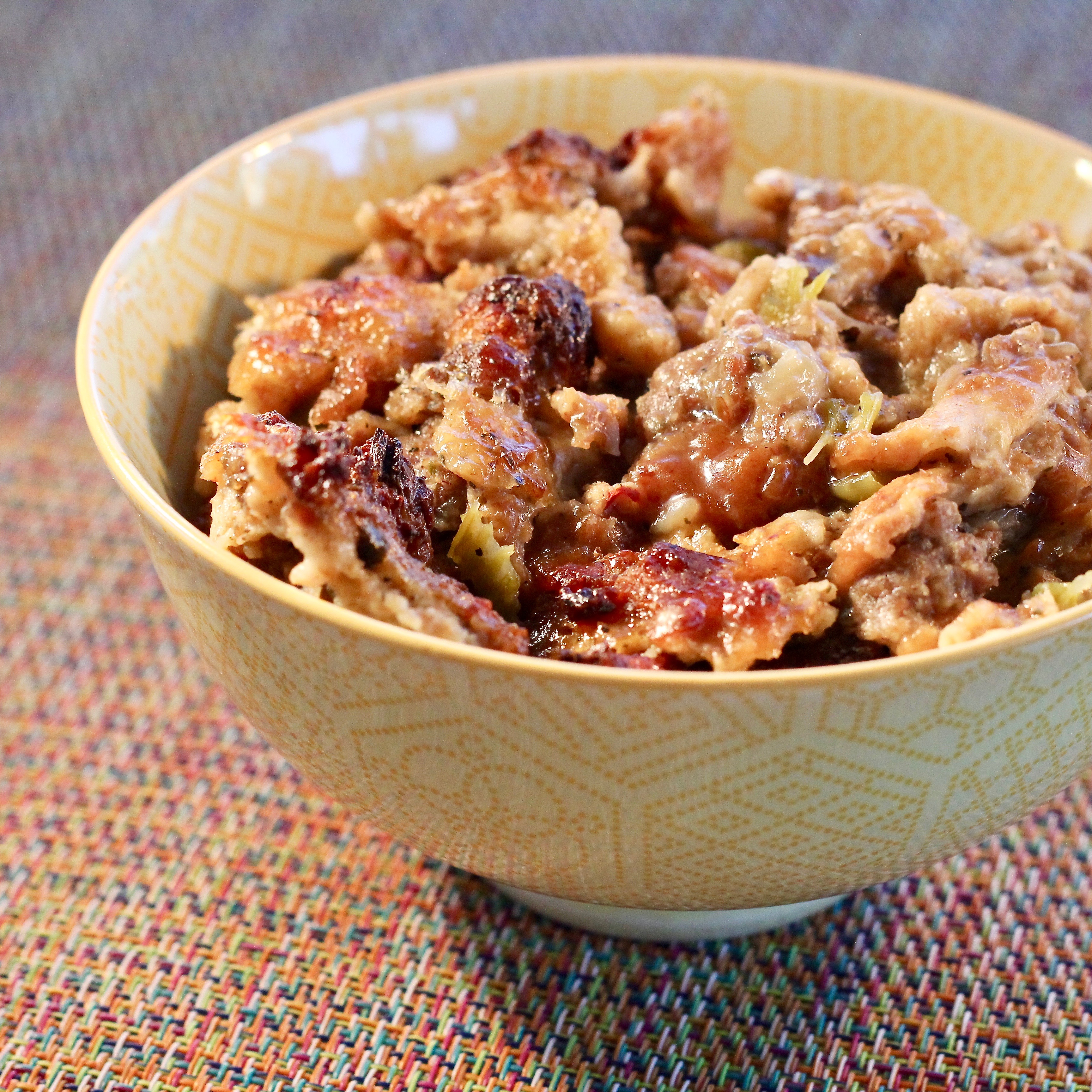 Slow Cooker Sage and Onion Stuffing