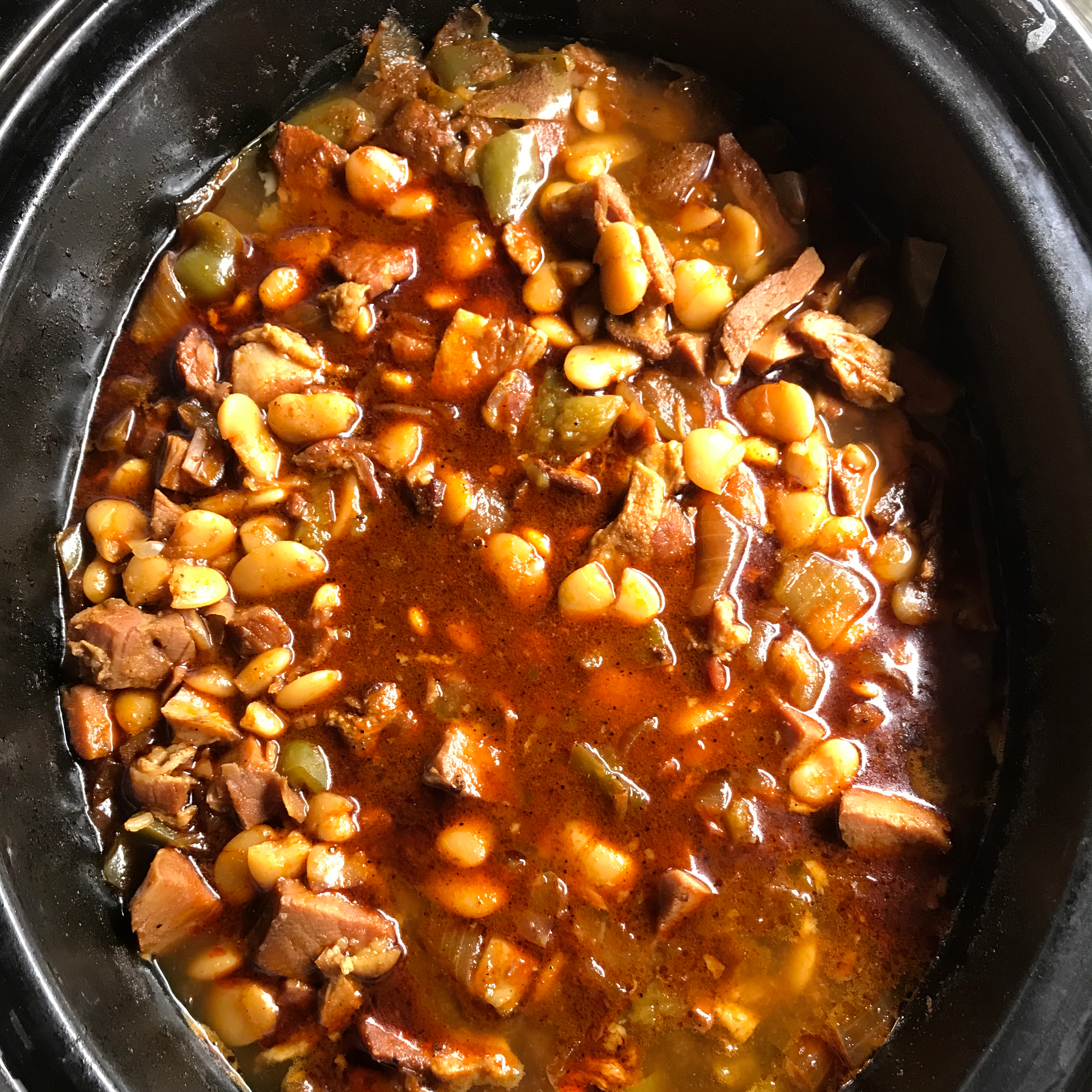 Slow Cooker Southern Lima Beans and Ham