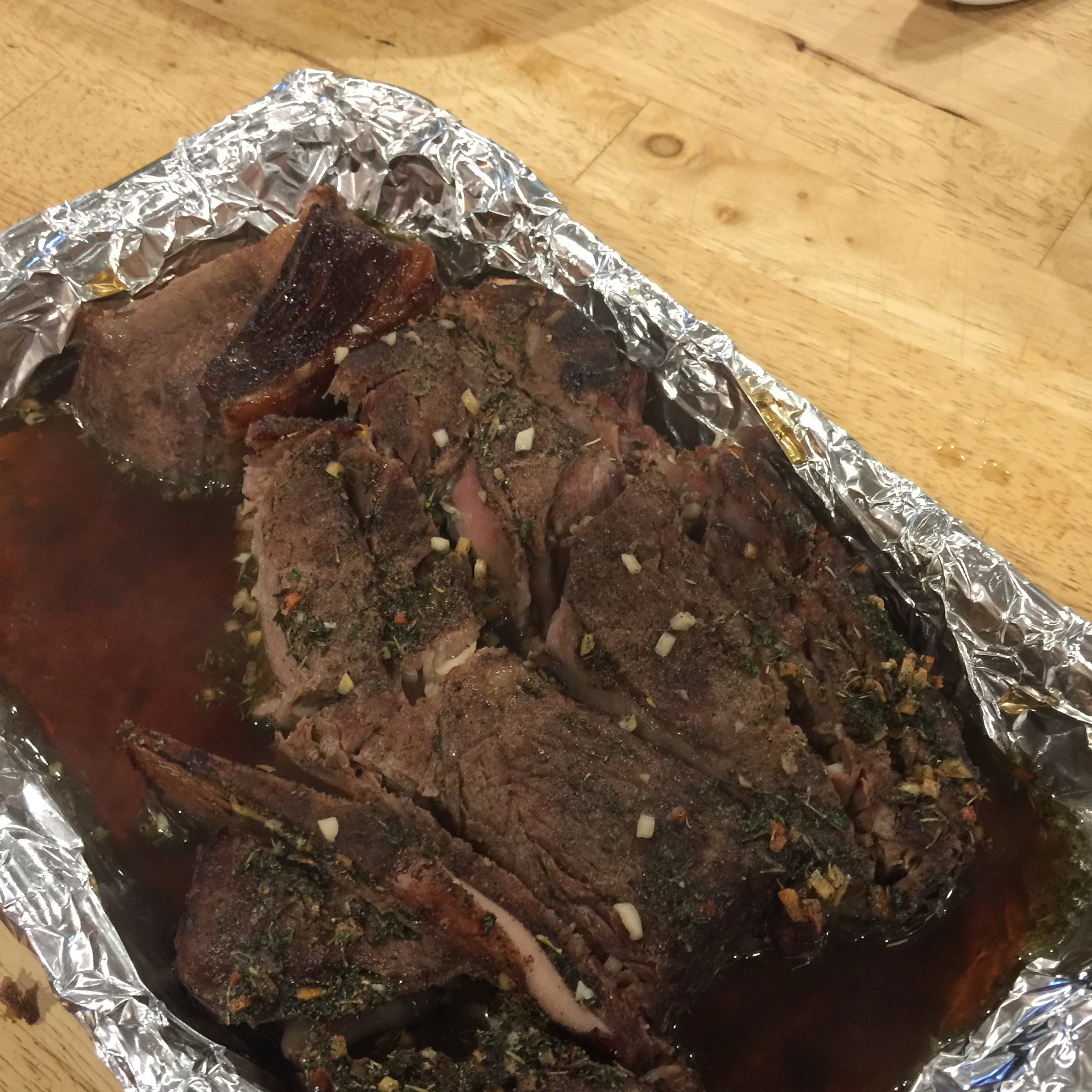Sous Vide Blade Roast with Au Jus