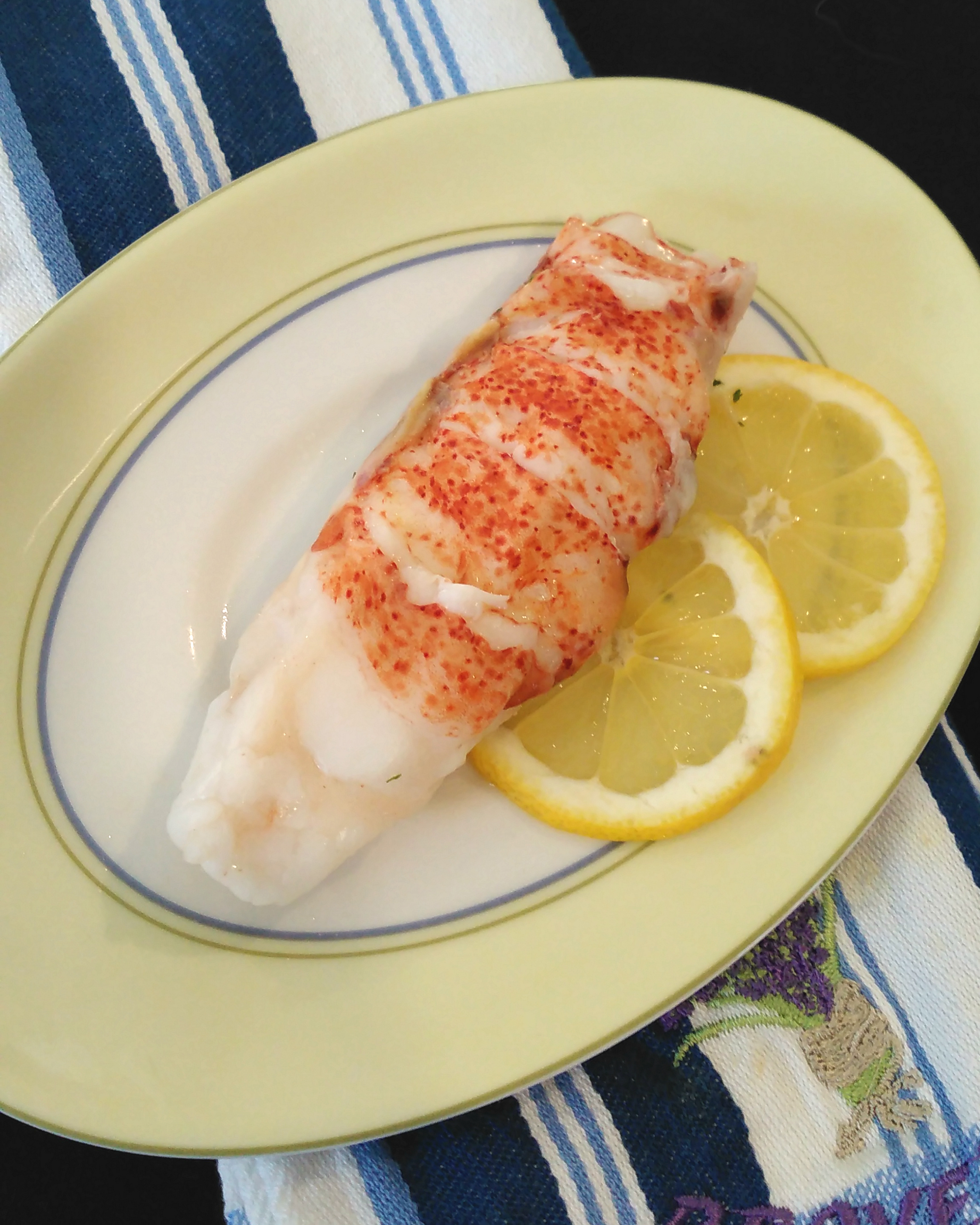 Sous Vide Butter-Poached Lobster Tails