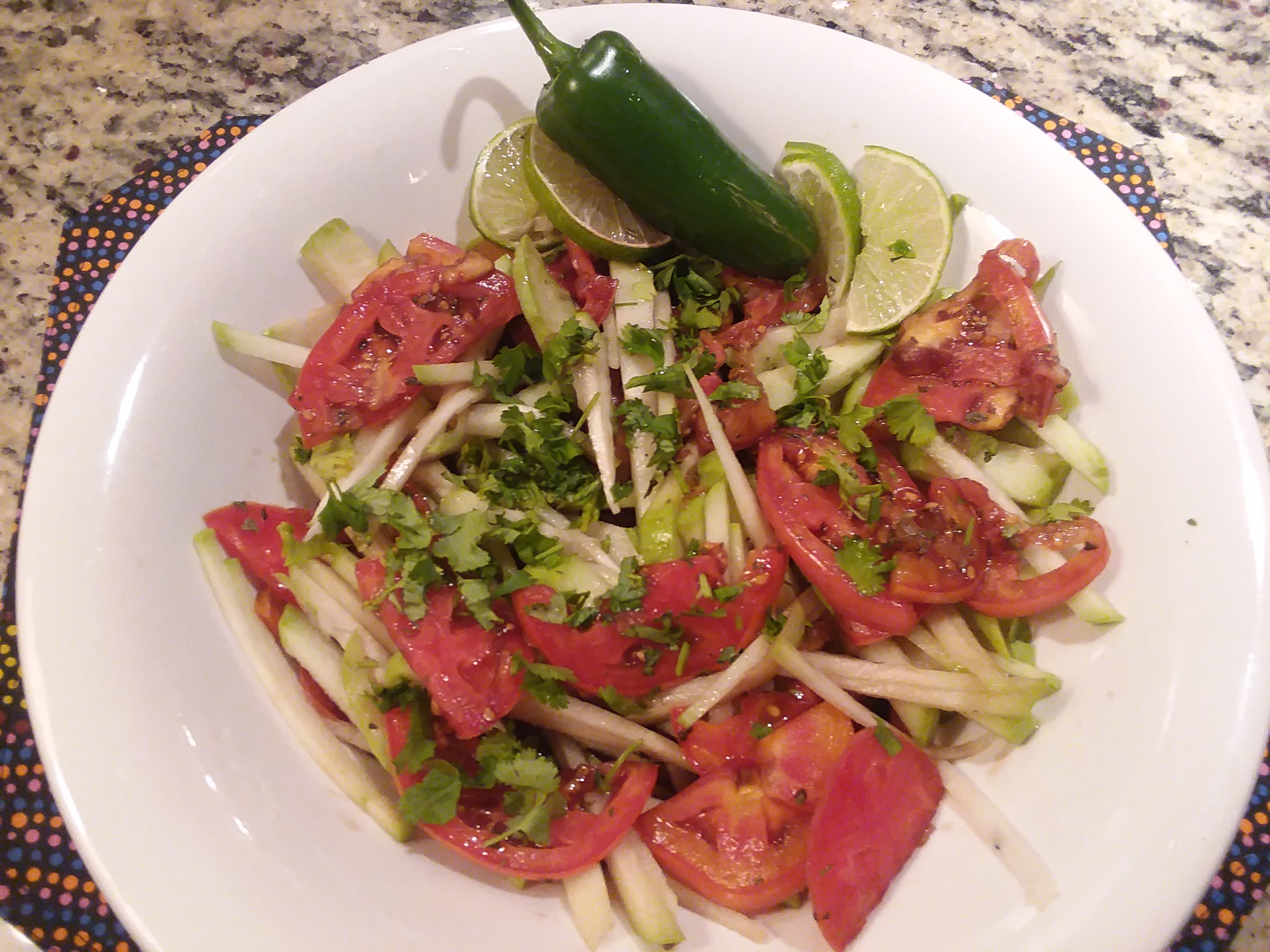Spicy Balsamic Tomato Salad