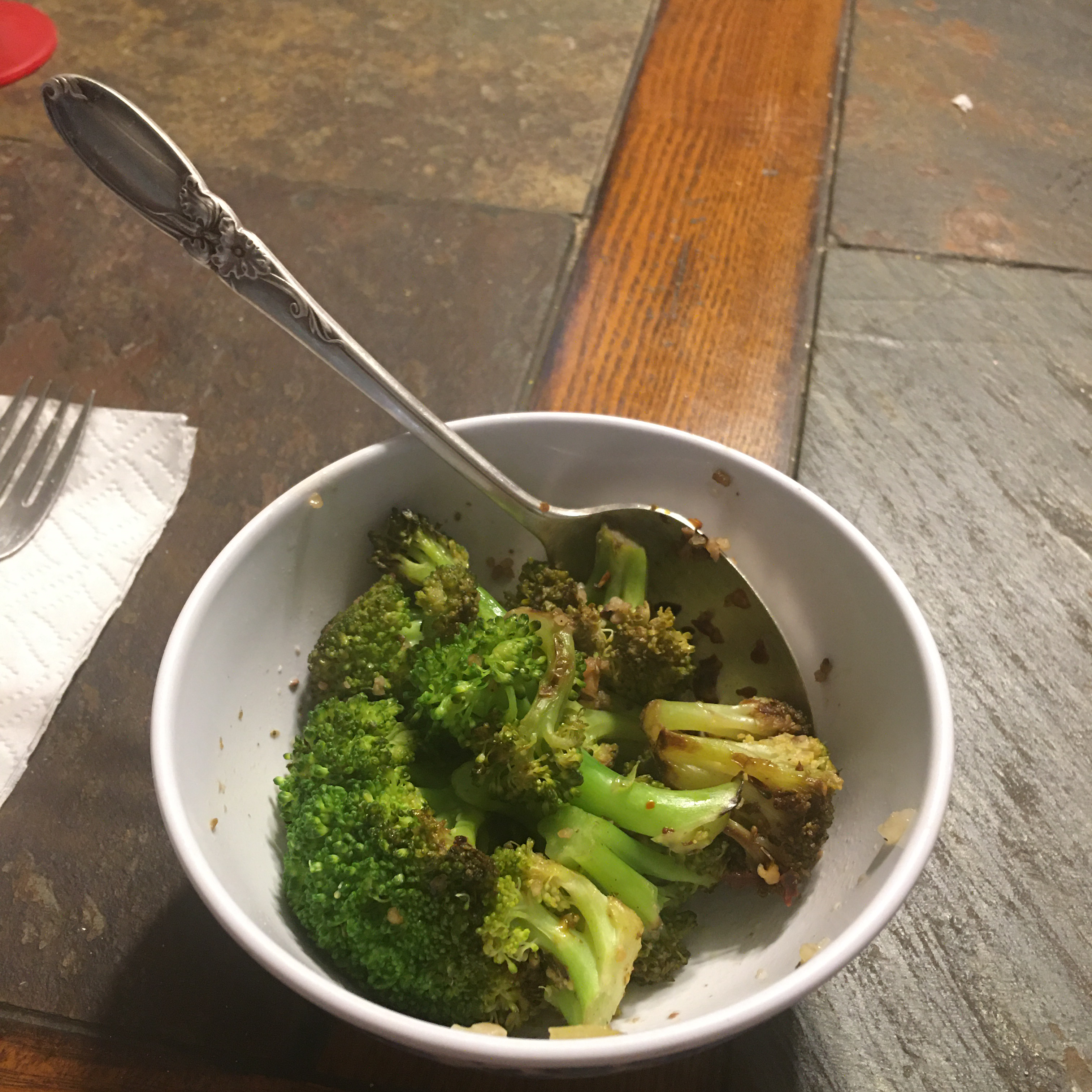 Spicy Broccoli with Parmesan Cheese
