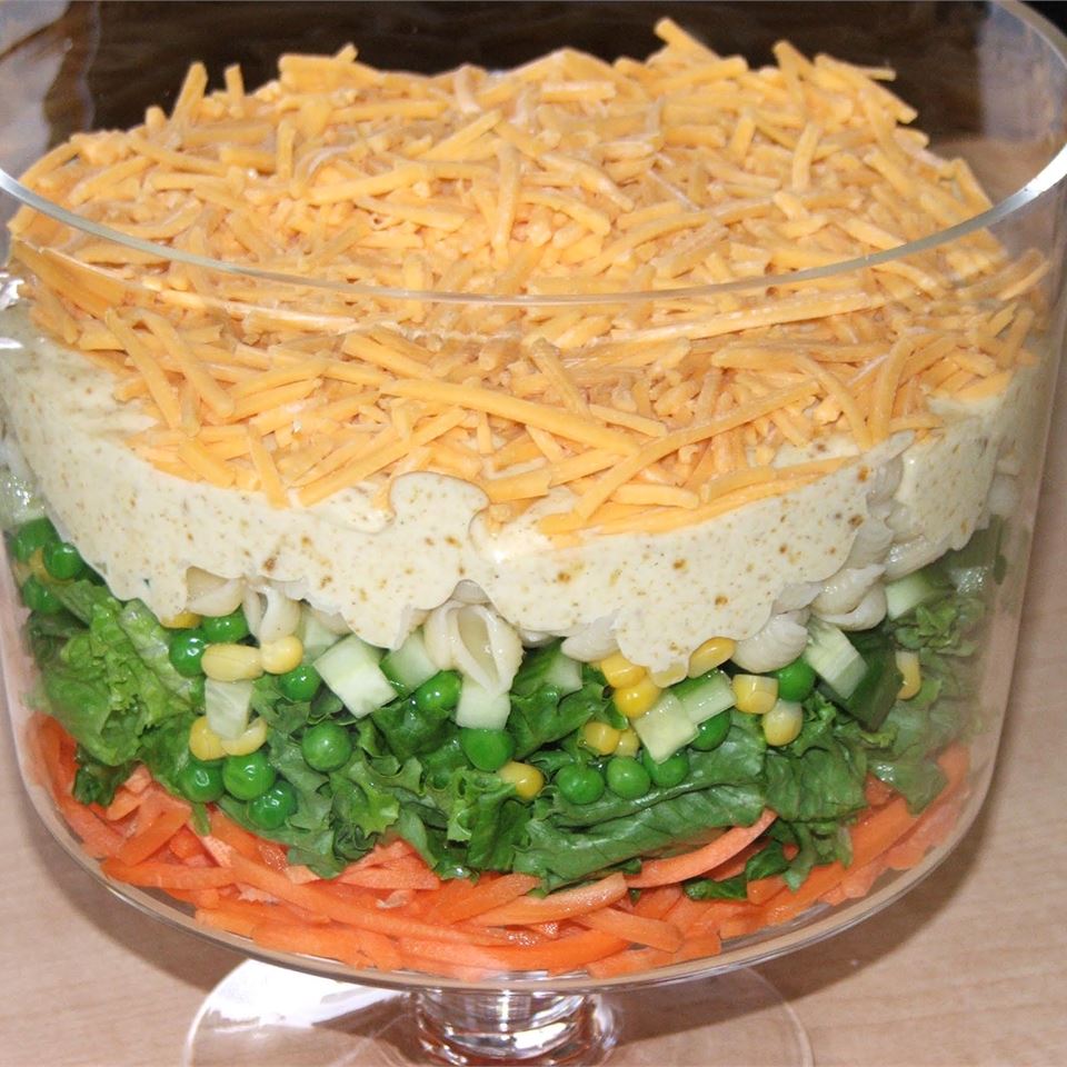 Spicy English Seven-Layer Salad