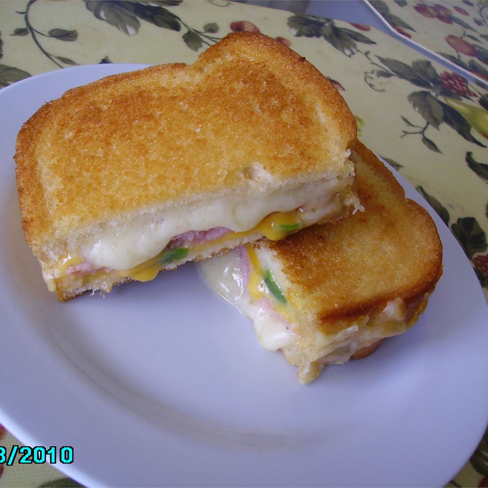 Spicy Ham and Grilled Cheese Sandwich