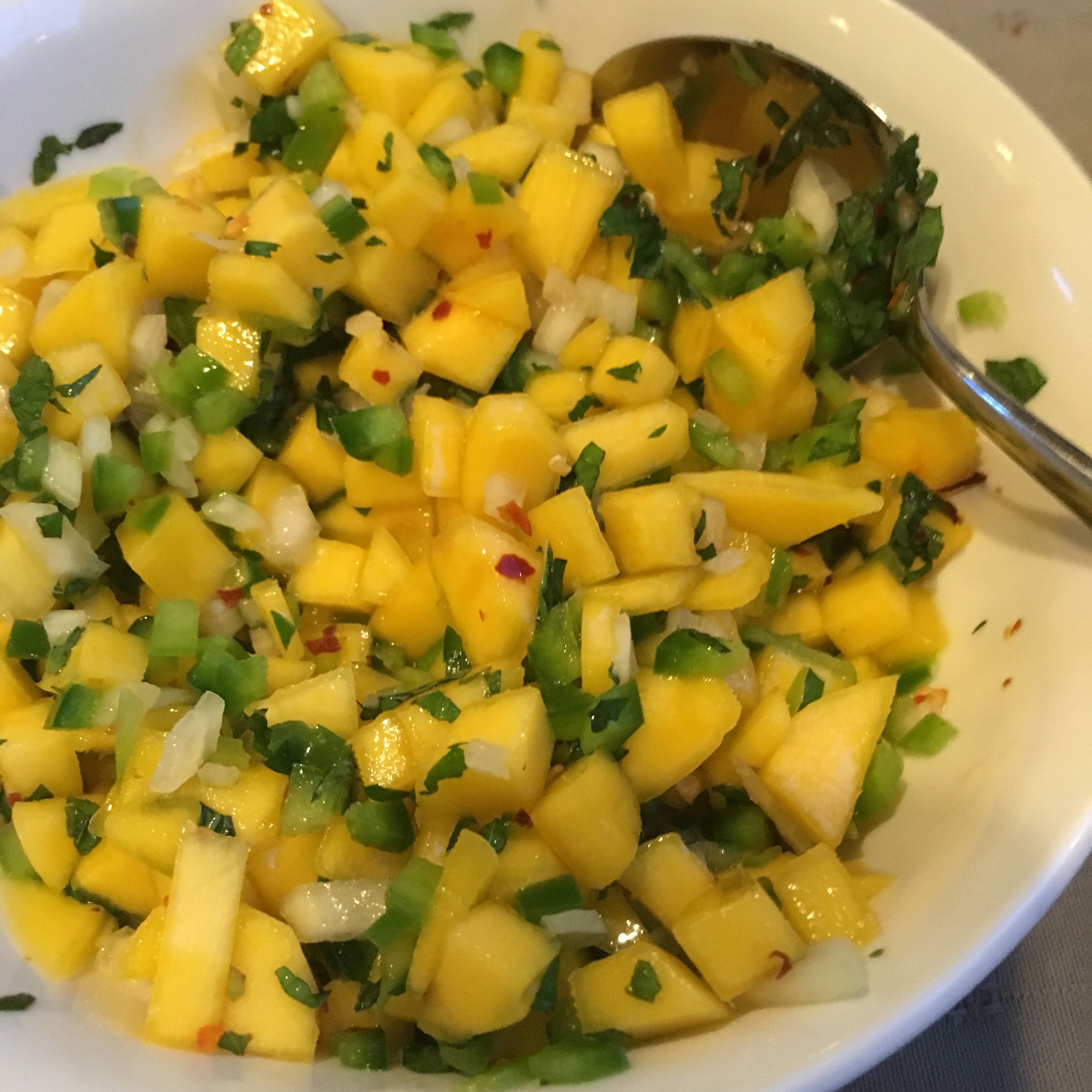 Spicy Mango Salad with Jalapeno