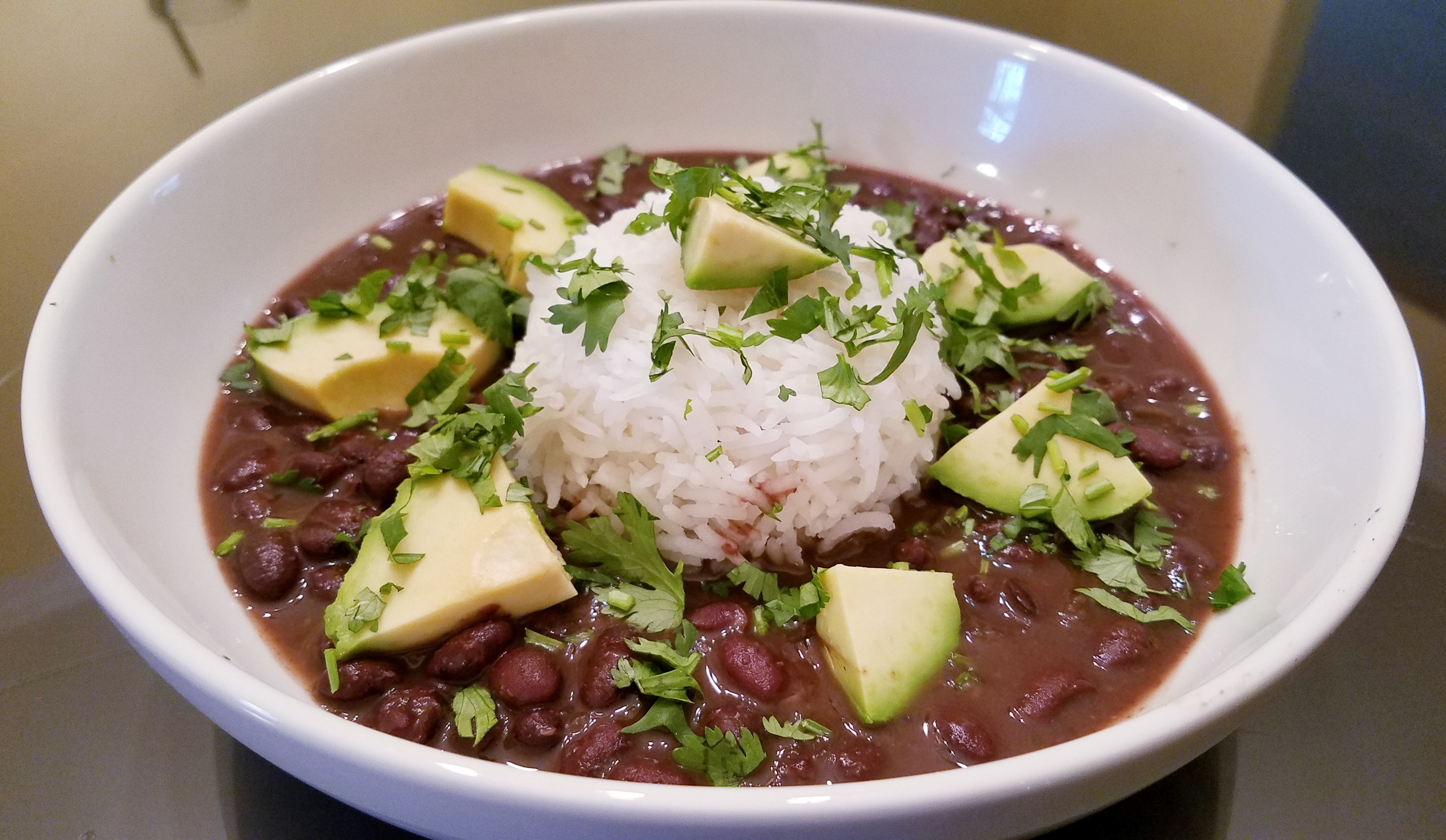 Spicy Slow Cooker Black Bean Soup