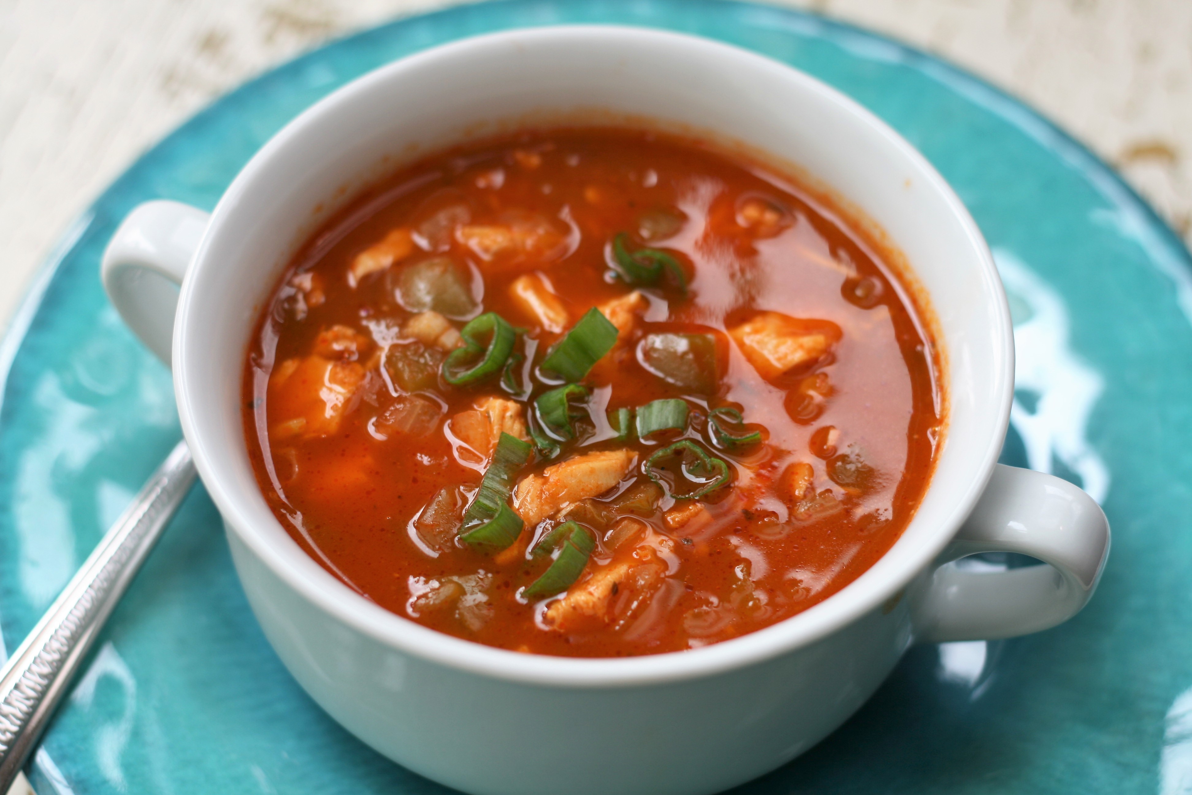 Spicy Smoked Turkey Soup