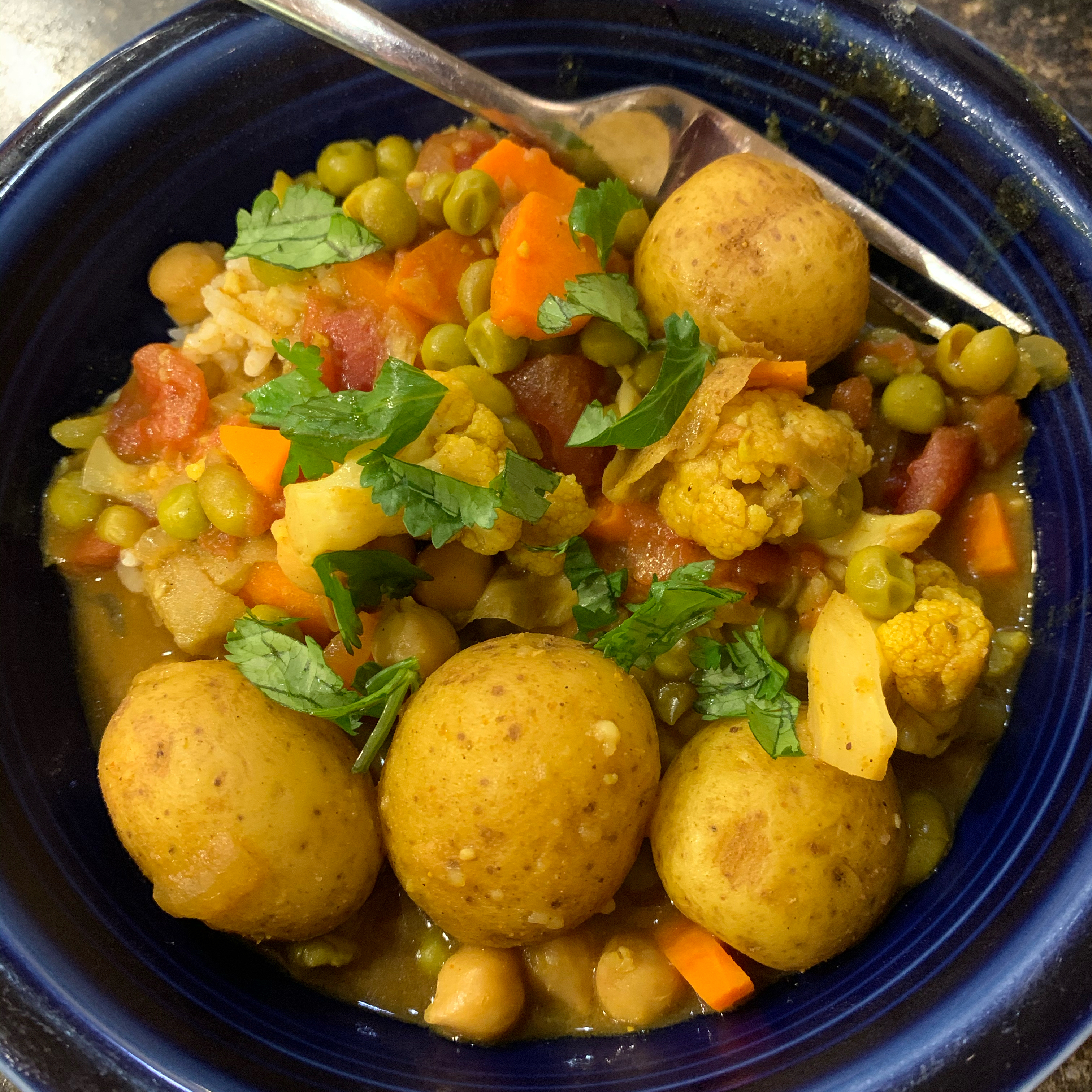 Spicy Vegan Potato Curry