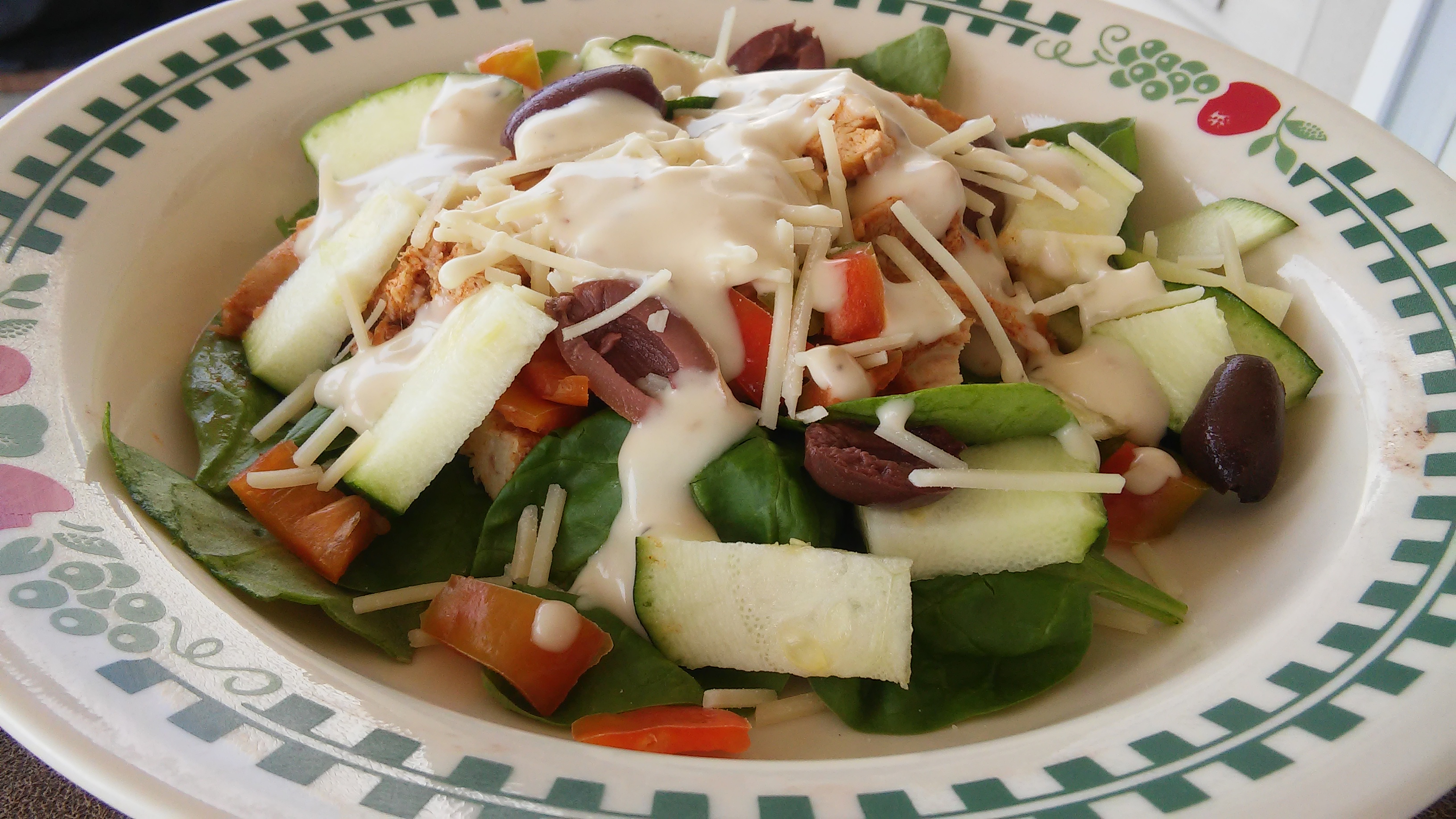 Spinach and Chicken Salad