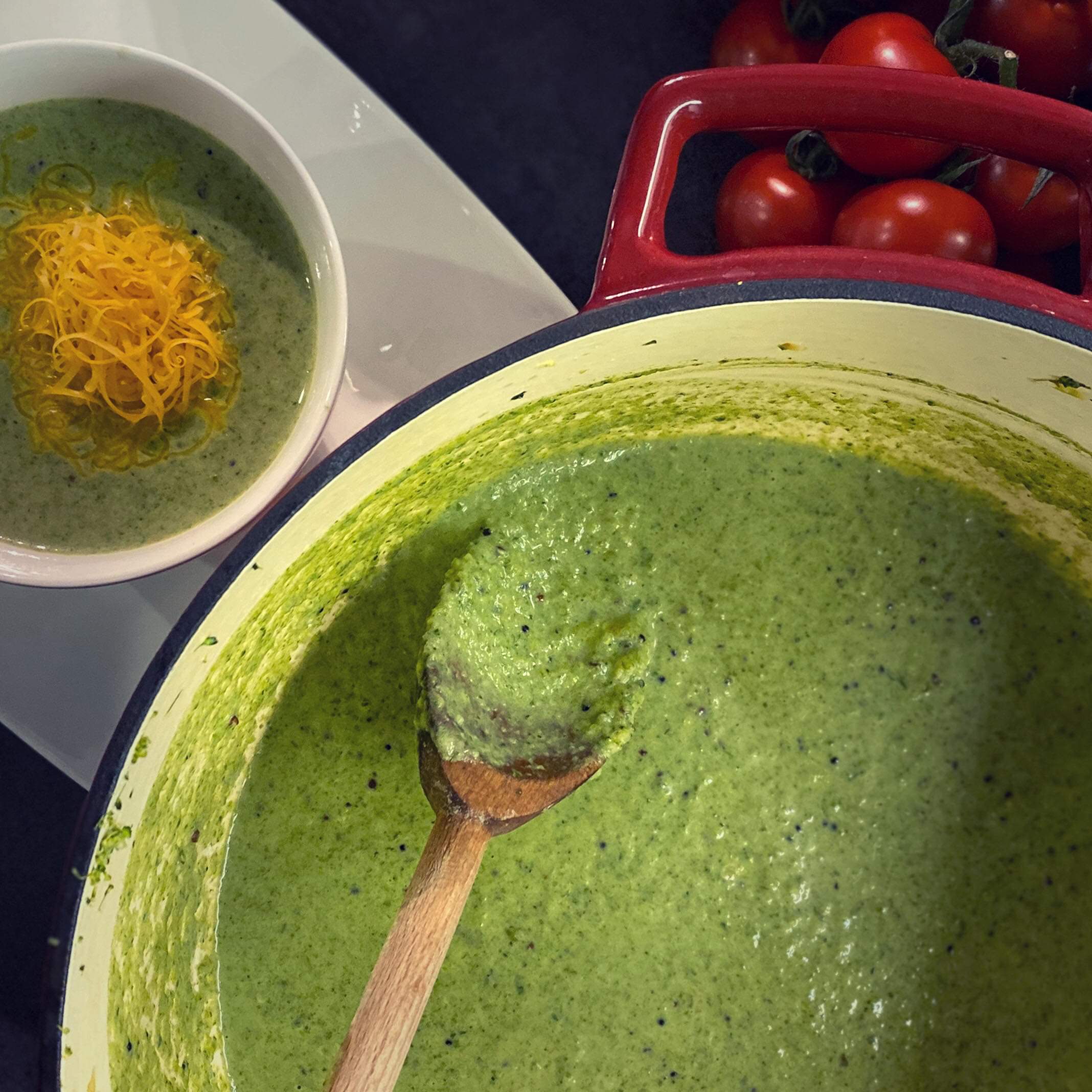 Spinach-Broccoli Soup