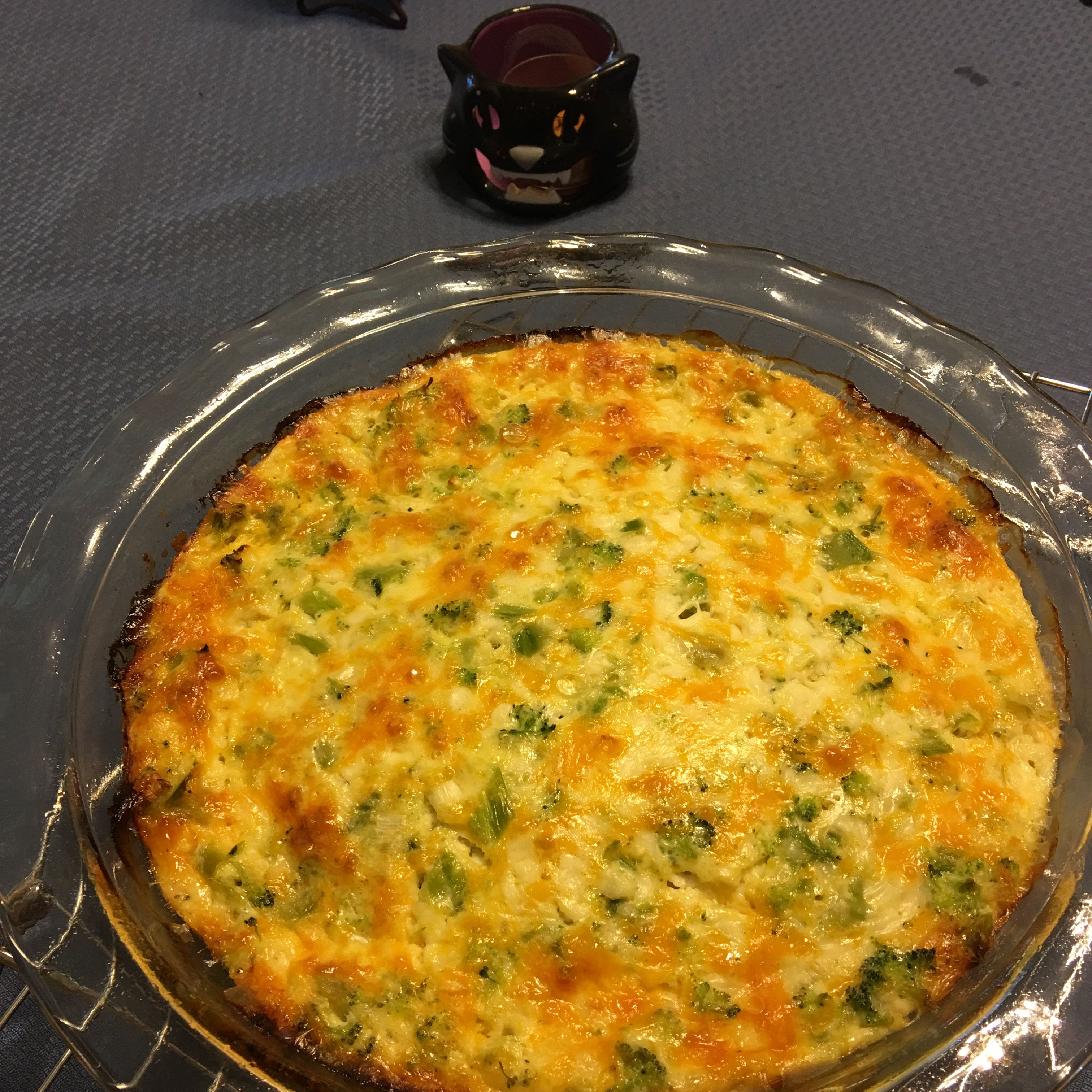 Spinach Quiche with Cottage Cheese