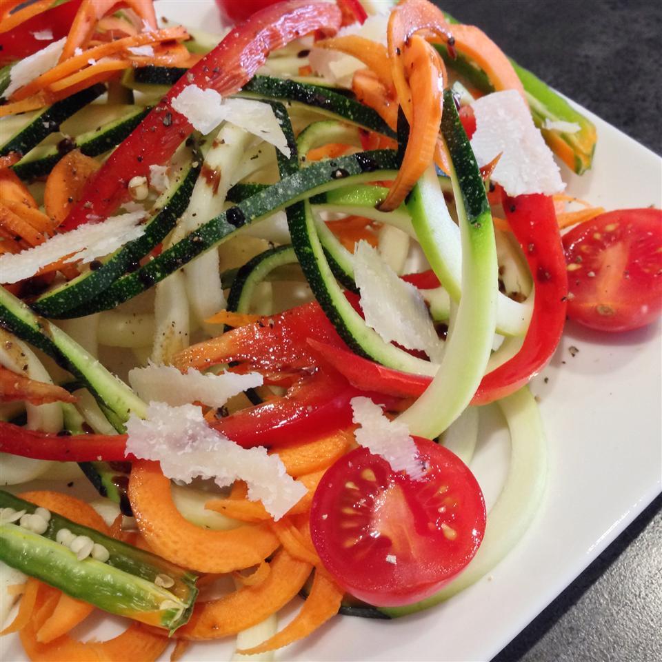Spiral Zucchini Salad