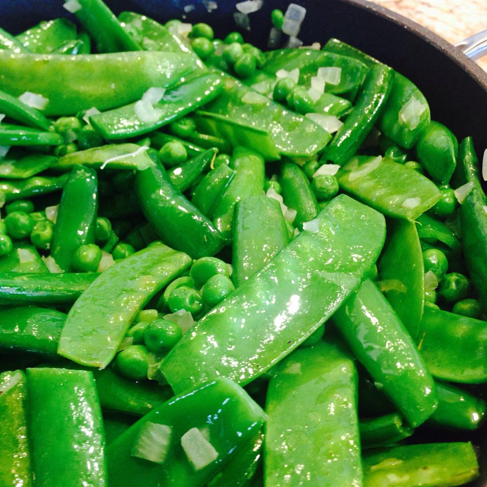 Spring Pea Medley with Edible Bowl