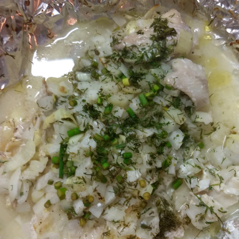 Steamed Haddock with Garlic