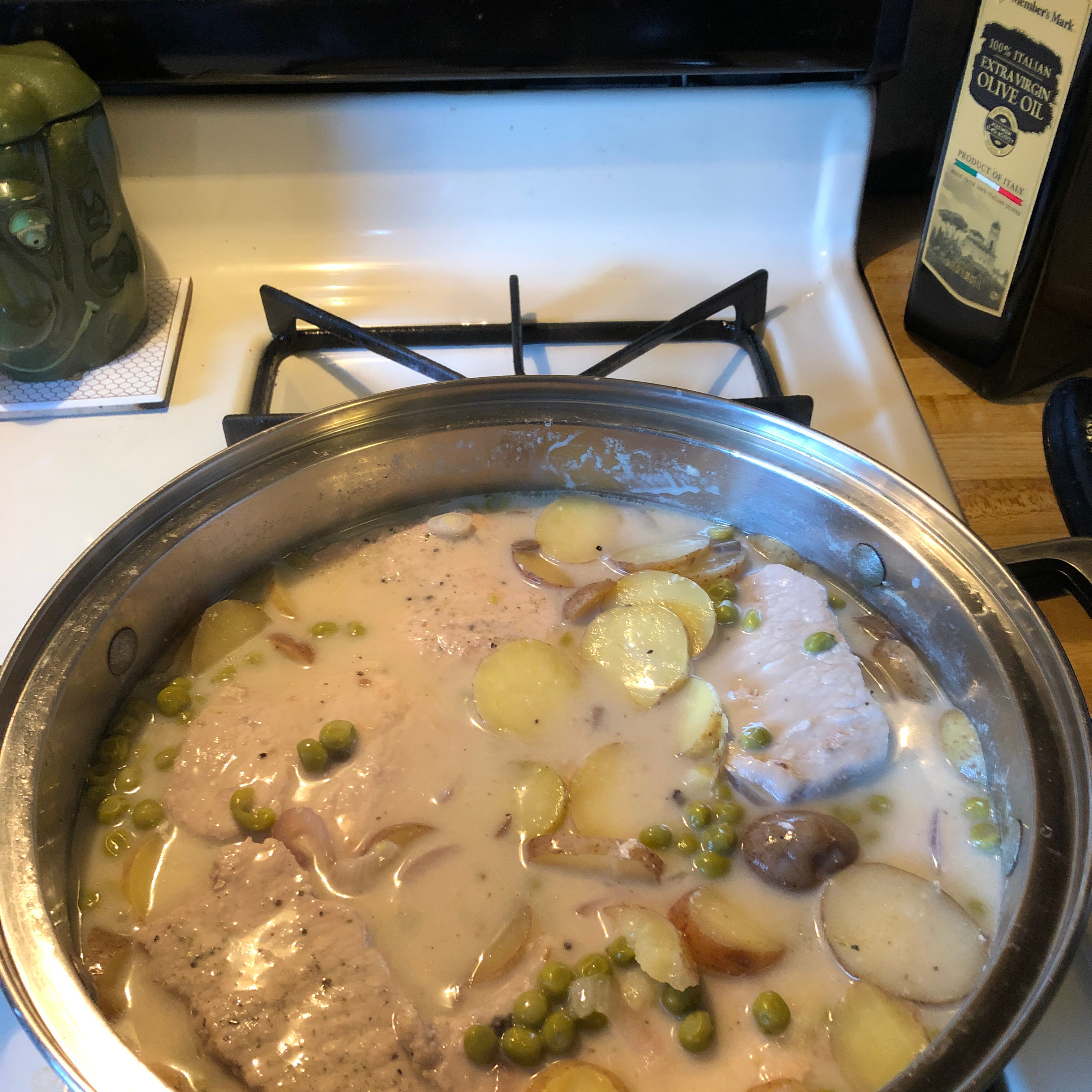 Stovetop Pork Chops and Potatoes