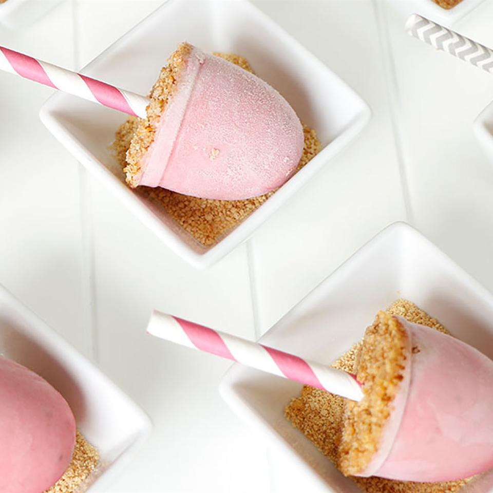 Strawberry Cheesecake Popsicles®