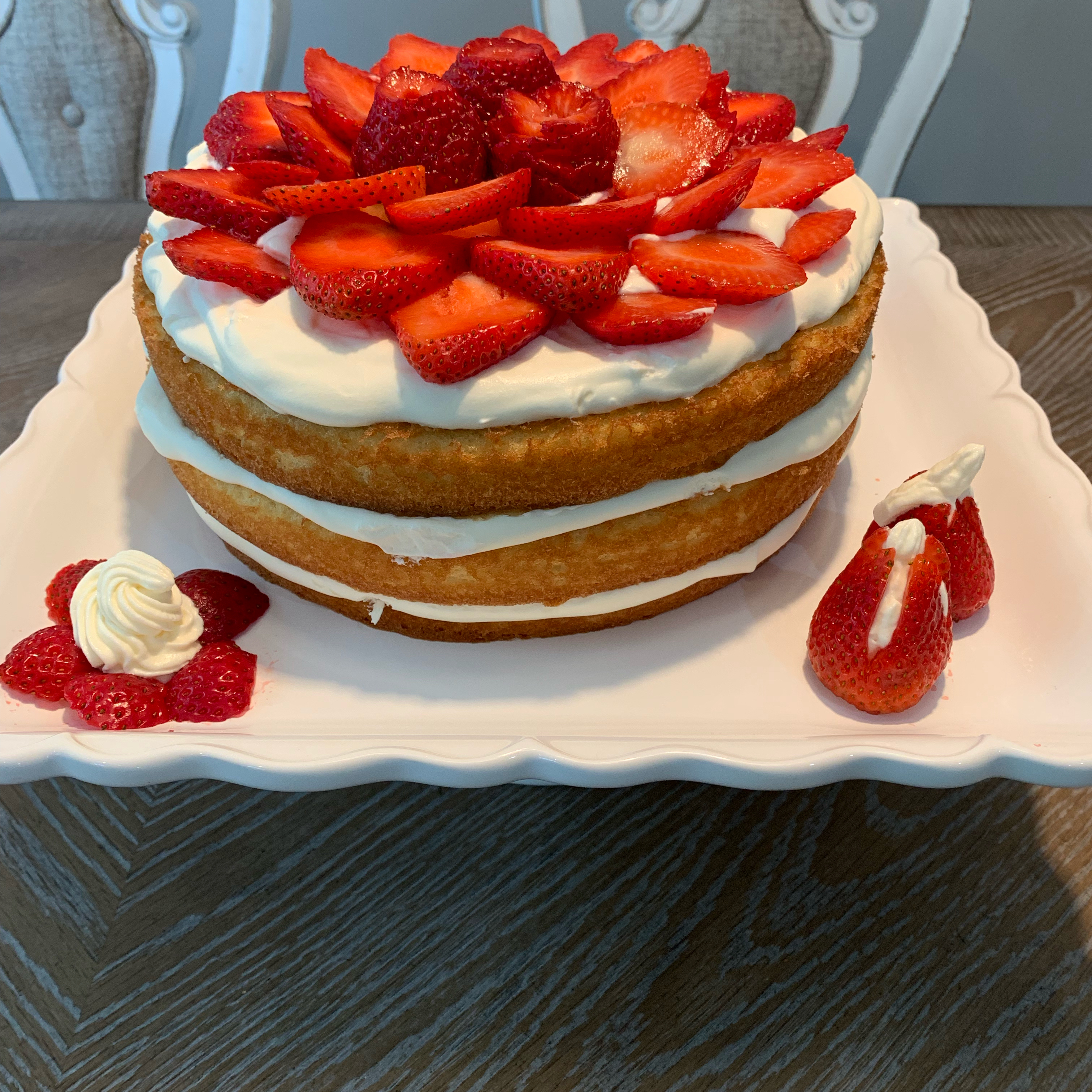 Strawberry Refrigerator Cake