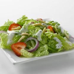 Strawberry Romaine Salad and Creamy Poppy Seed Dressing with Truvia® Natural Sweetener