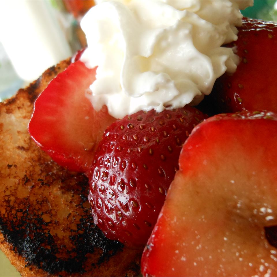 Strawberry Shortcake with Balsamic