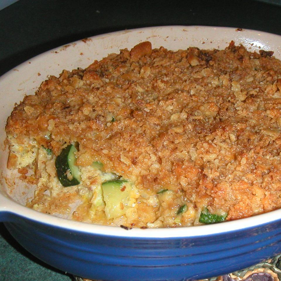 Summer Squash Casserole with Bacon