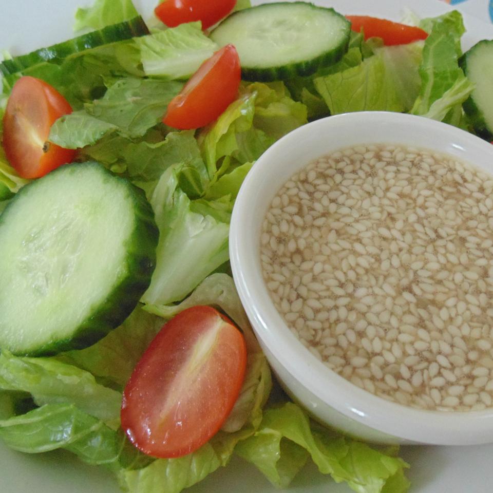 Sweet and Sour Sesame Seed Salad Dressing