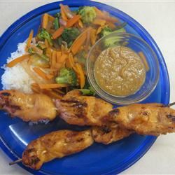 Sweet and Spicy Chicken Satay
