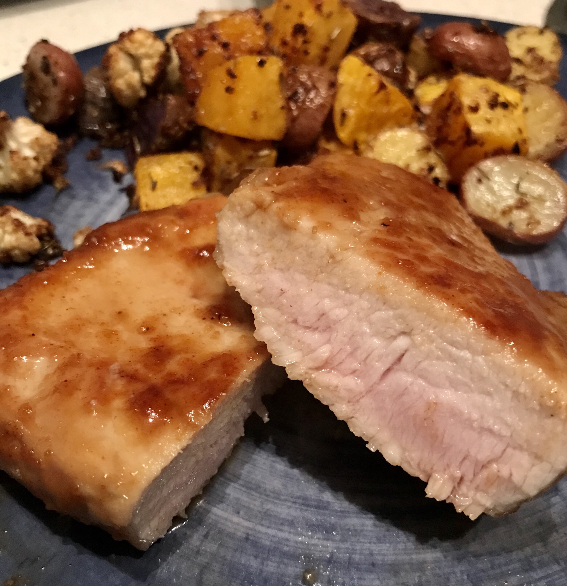 Sweet and Tangy Apple Pork Chops
