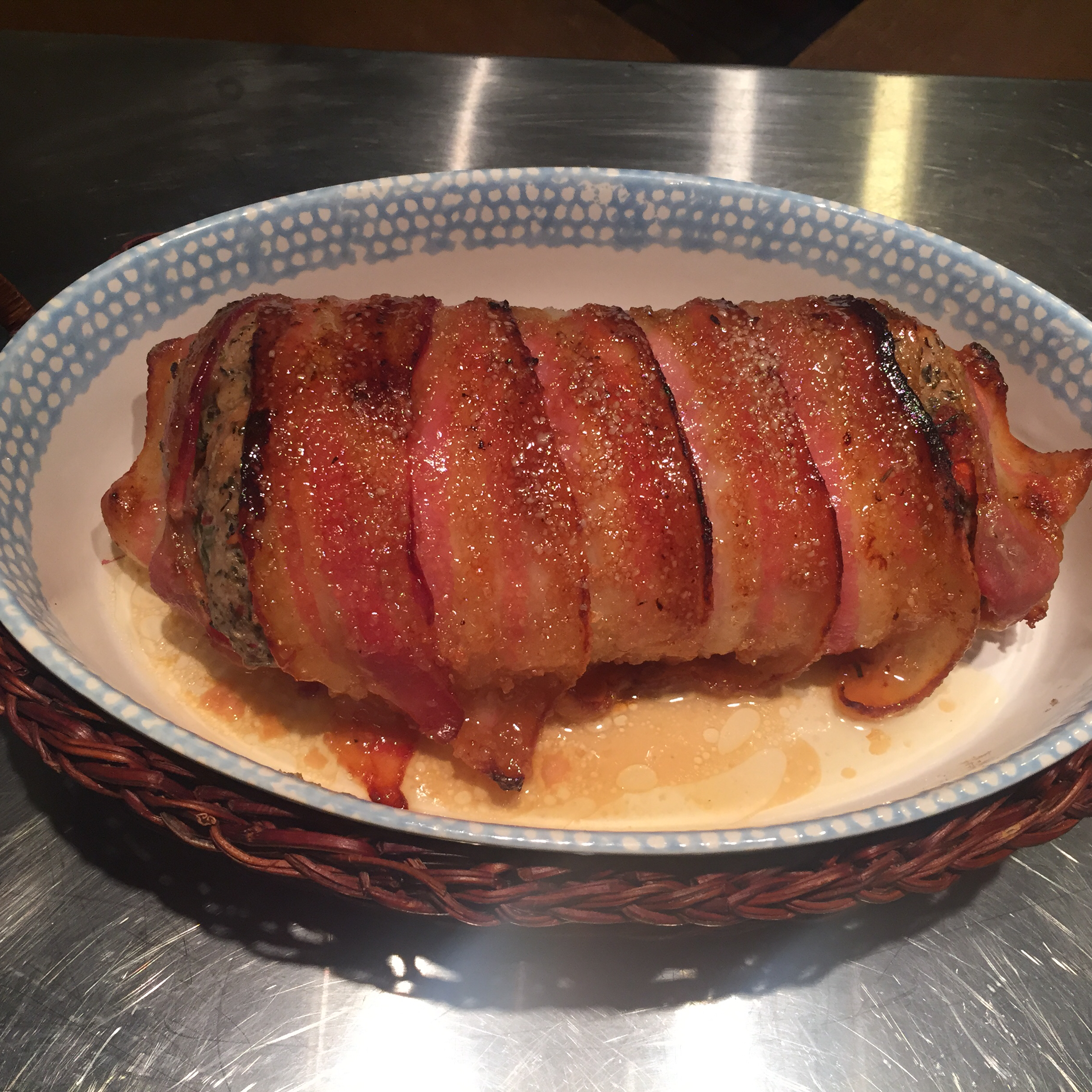 Sweet Bacon Wrapped Pork Loin