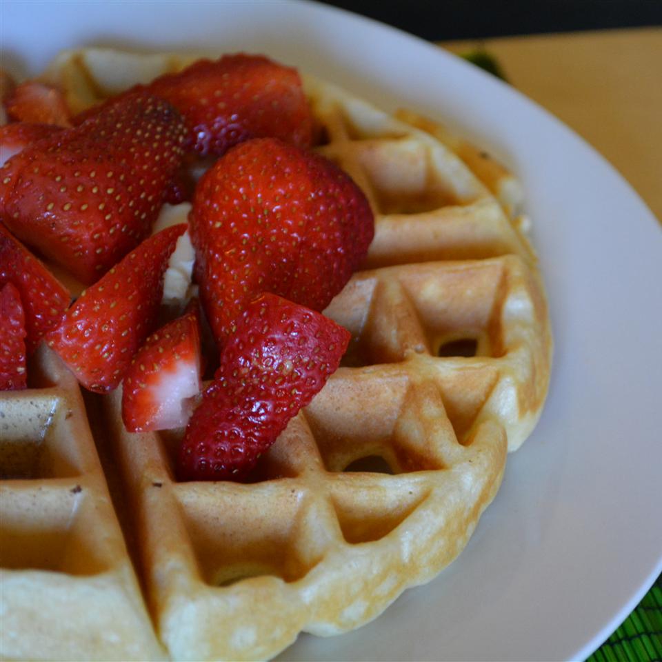 Tender and Easy Buttermilk Waffles