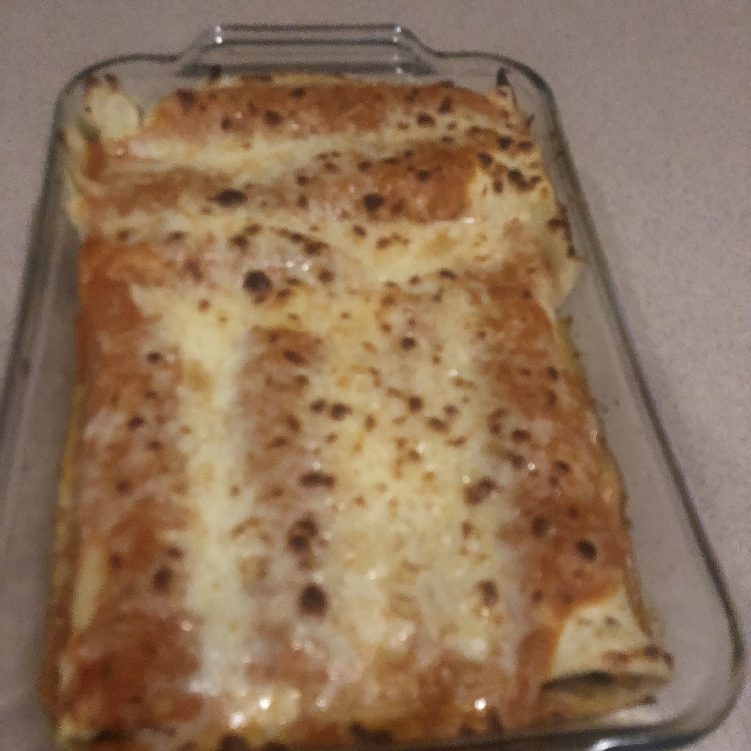Three Meat Cannelloni Bake