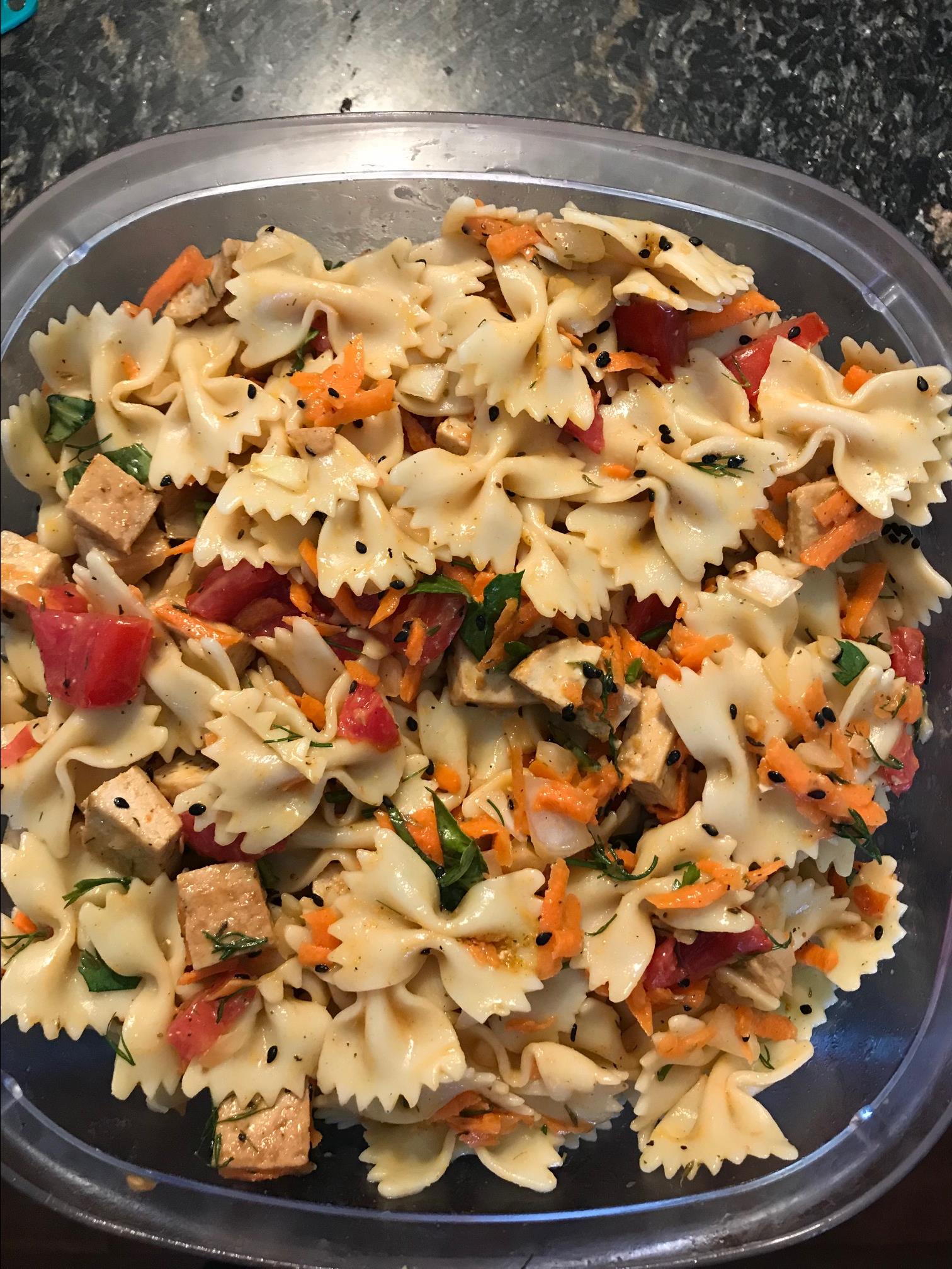 Tofu Pasta Salad