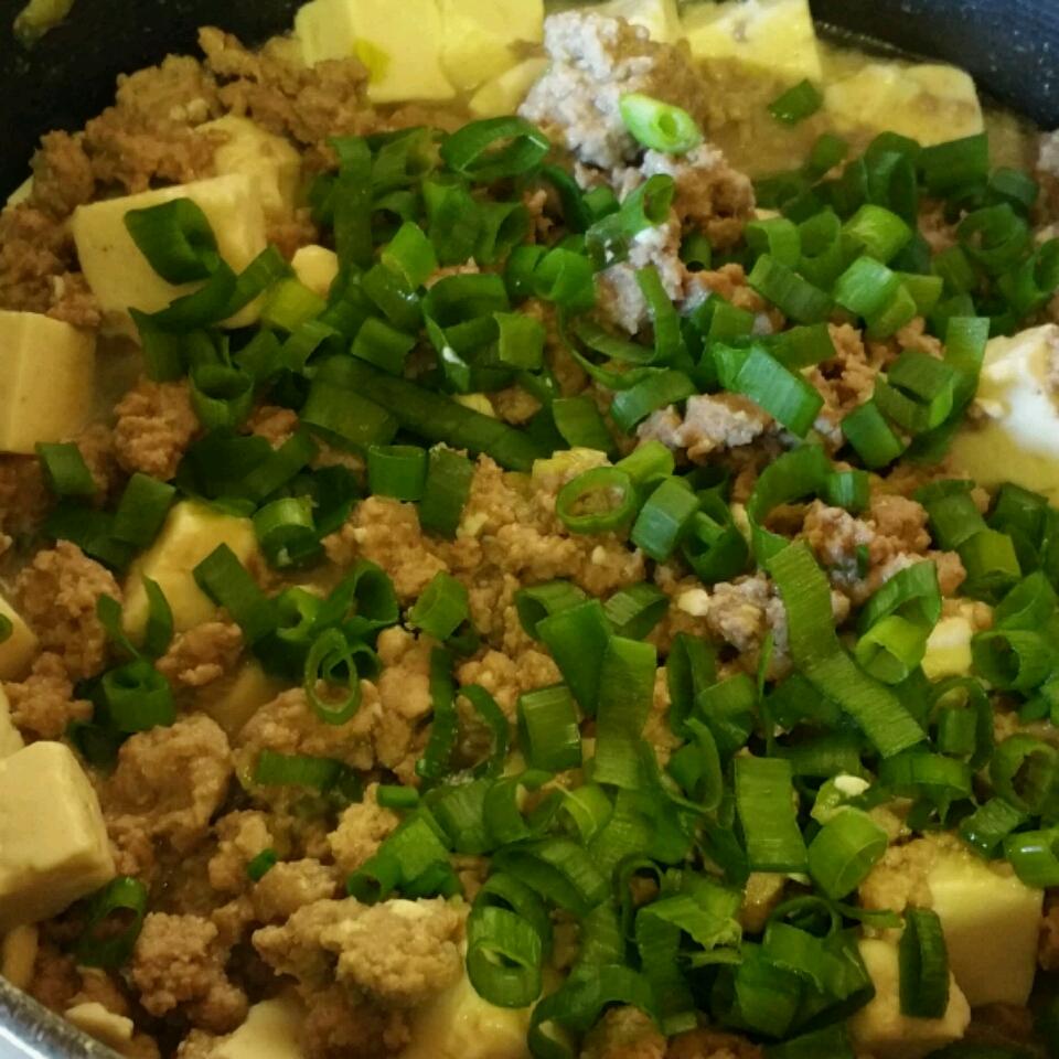 Tofu with Pork and Miso