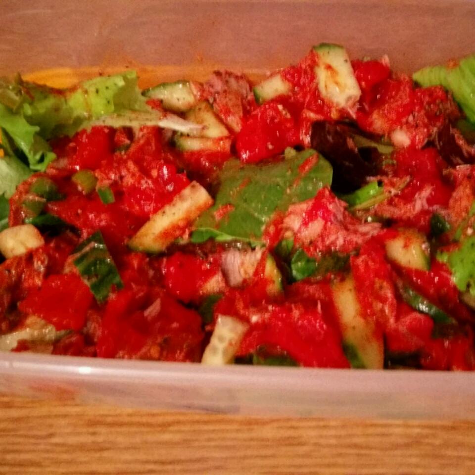 Tomato Mackerel Salad